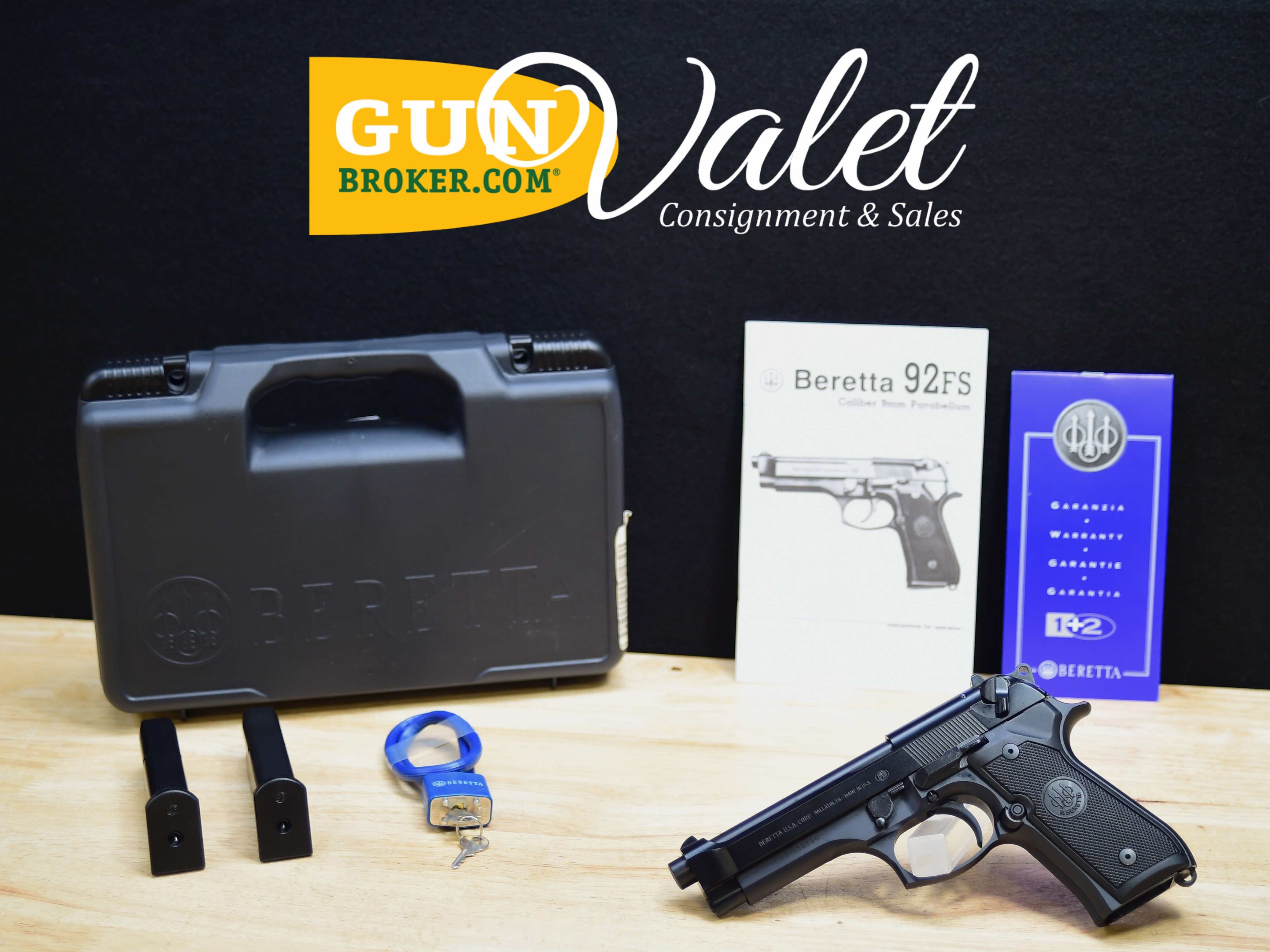 Beretta M9 Commercial - 9mm - 92 FS - w/ OG Case & 2 Mags - MFG 2021 - C-img-0