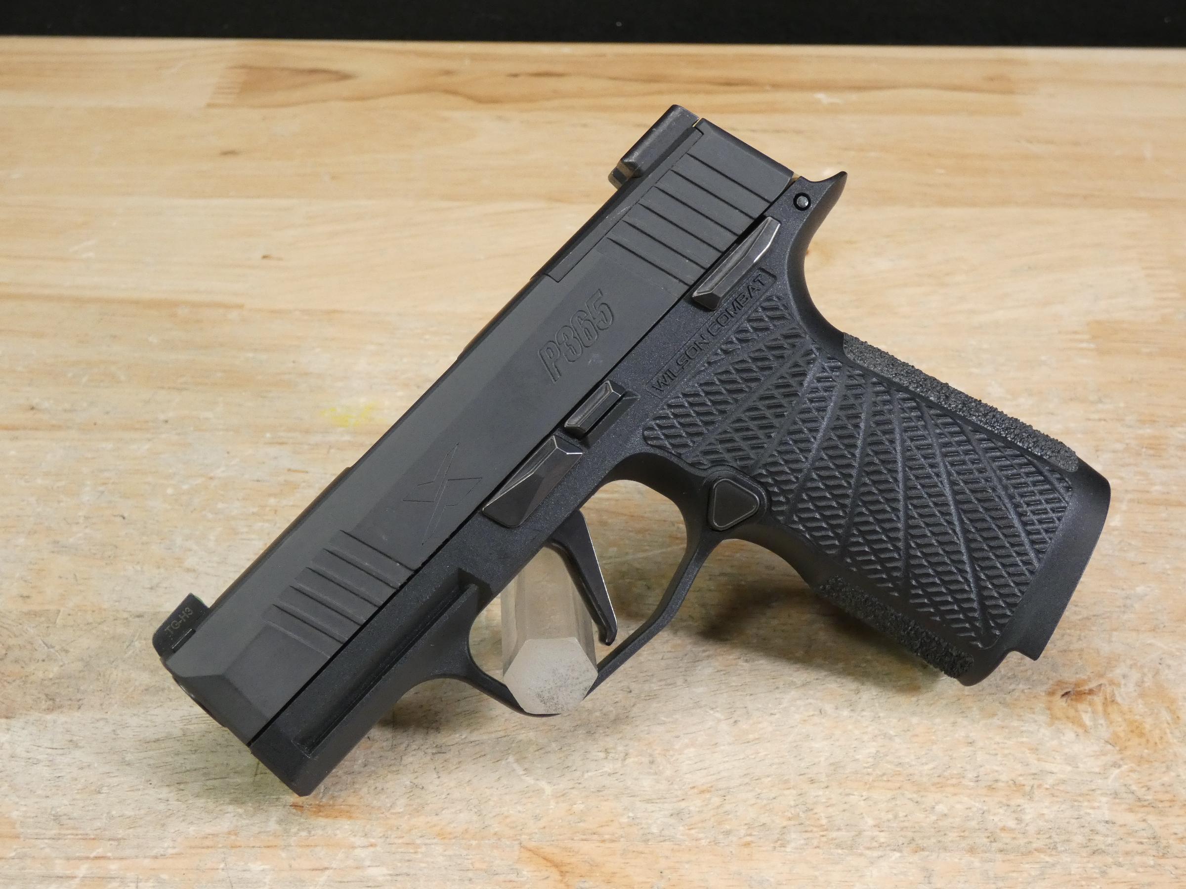 Sig Sauer P365X - 9mm - P365 X w/ Wilson Grip - Optic Ready + Hard Case!-img-2