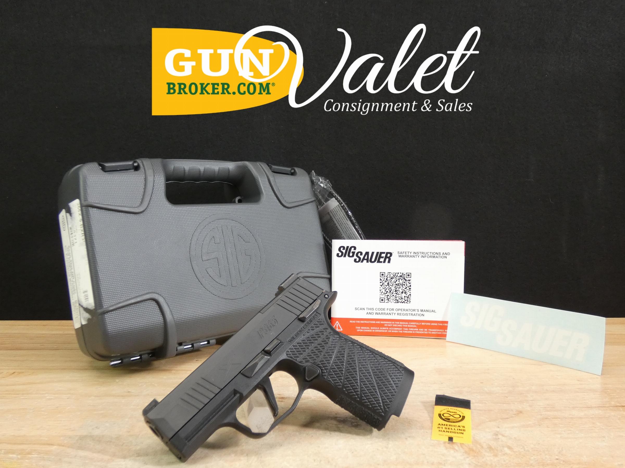 Sig Sauer P365X - 9mm - P365 X w/ Wilson Grip - Optic Ready + Hard Case!-img-0