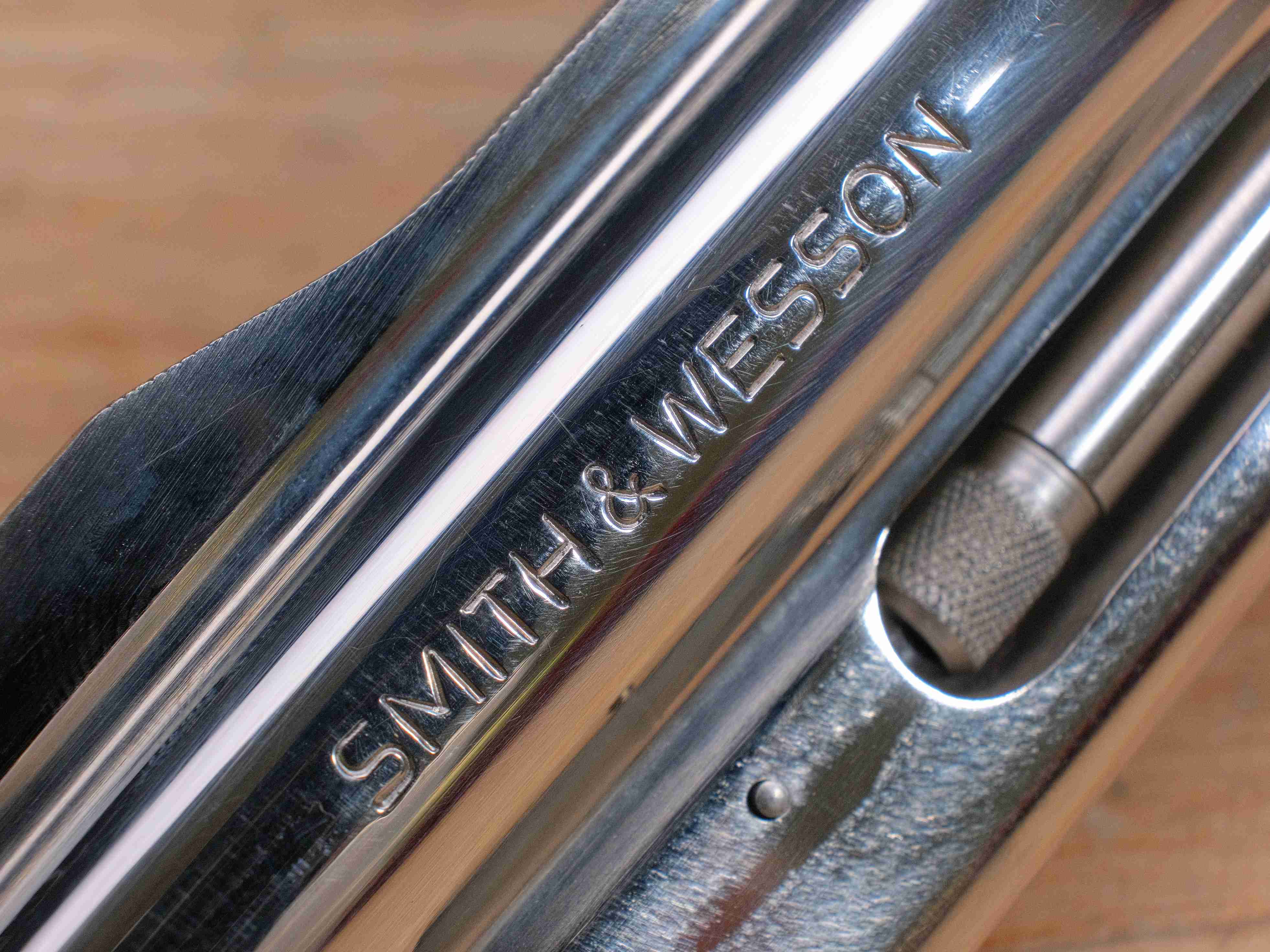 Smith & Wesson Model 27-2 Nickel - .357 Mag - S&W 27 - w/ Wood Case - C-img-29