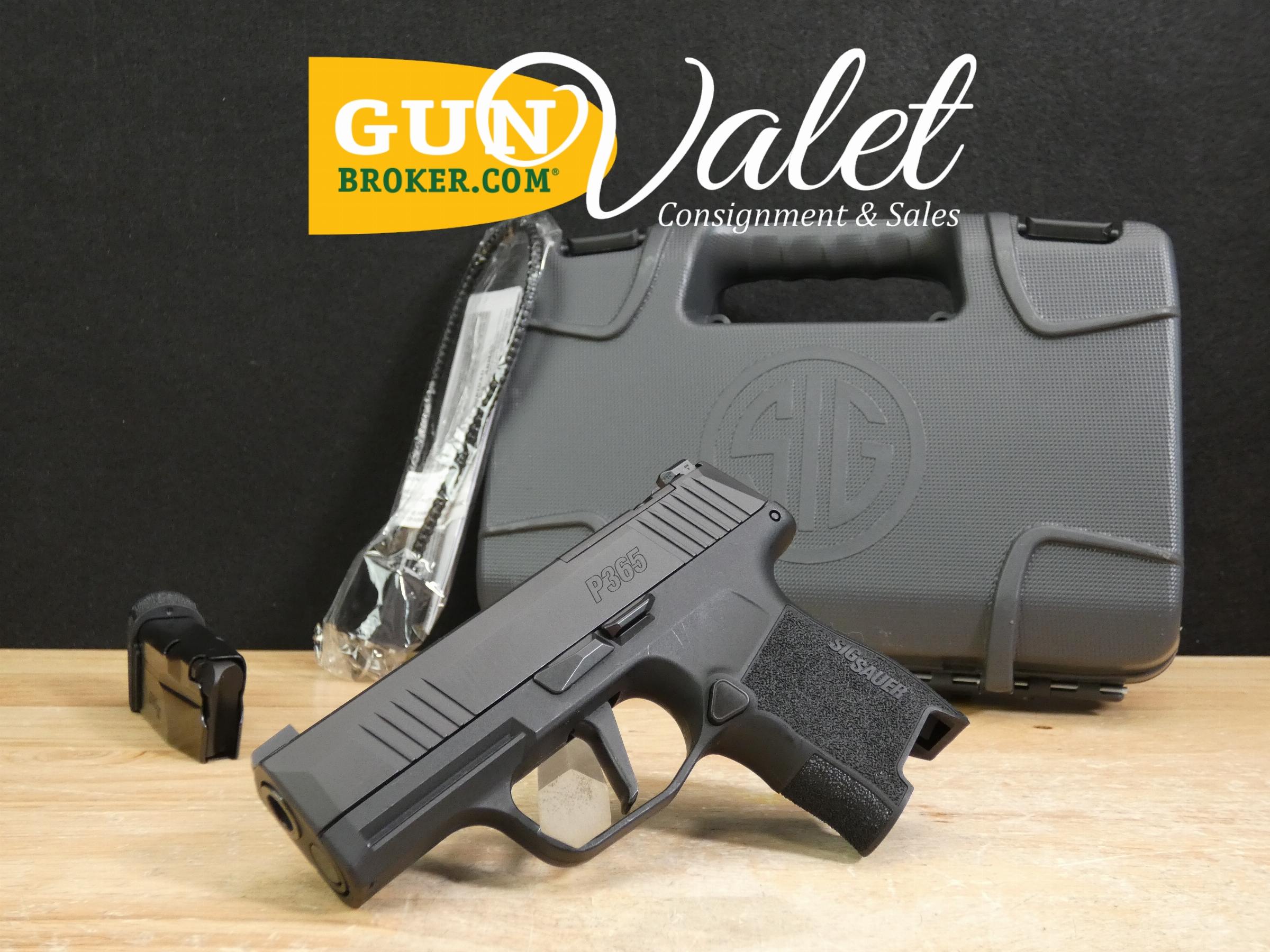 Sig Sauer P365 - 9mm - 365 - CCW EDC - Mag - Hard Case - Optic Ready!-img-0