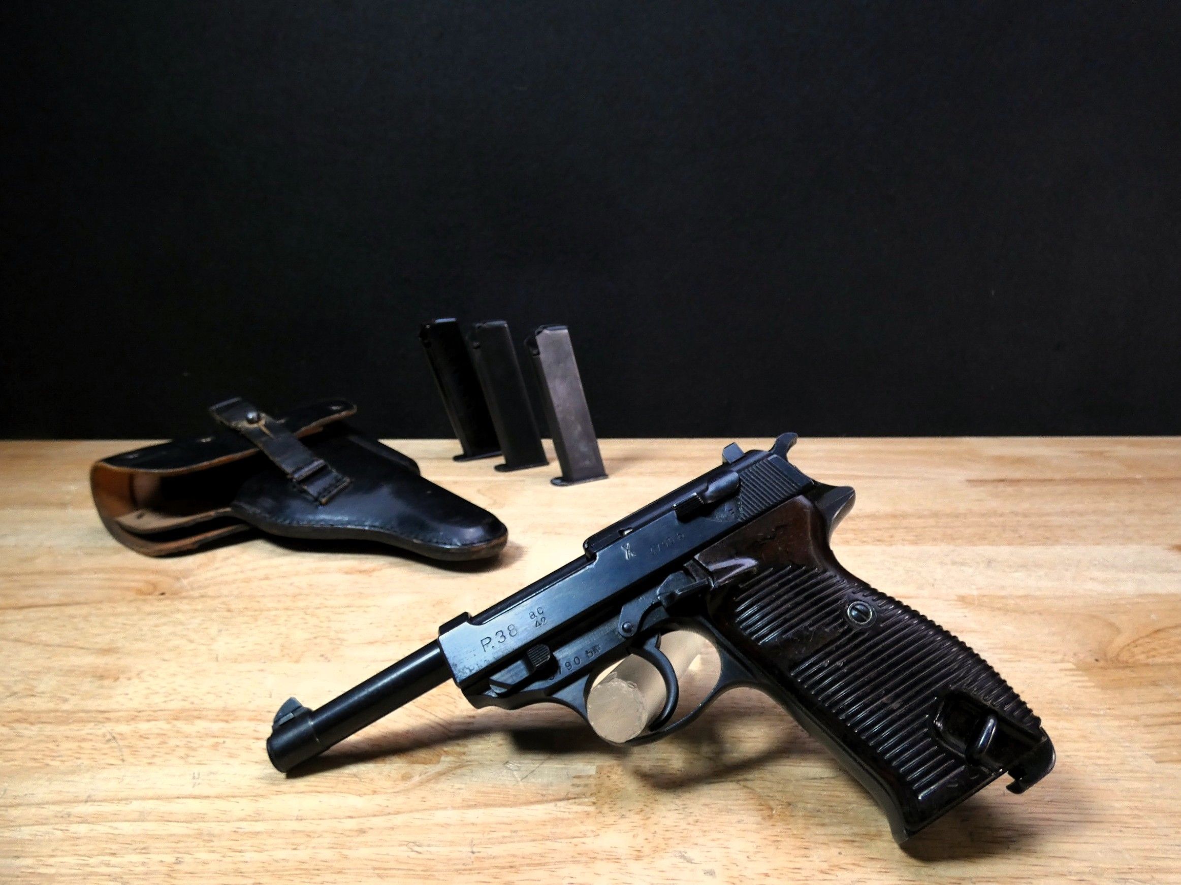 Walther P38 AC 42 - 9mm - WWII - 1942 - All Matching Russian Capture P38 -C-img-1
