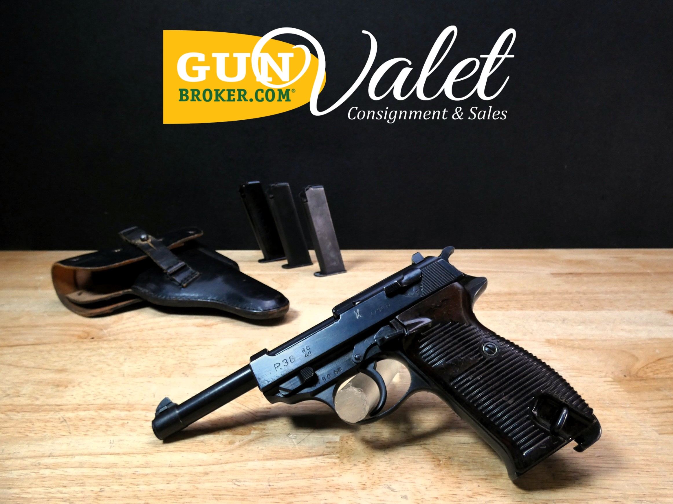 Walther P38 AC 42 - 9mm - WWII - 1942 - All Matching Russian Capture P38 -C-img-0