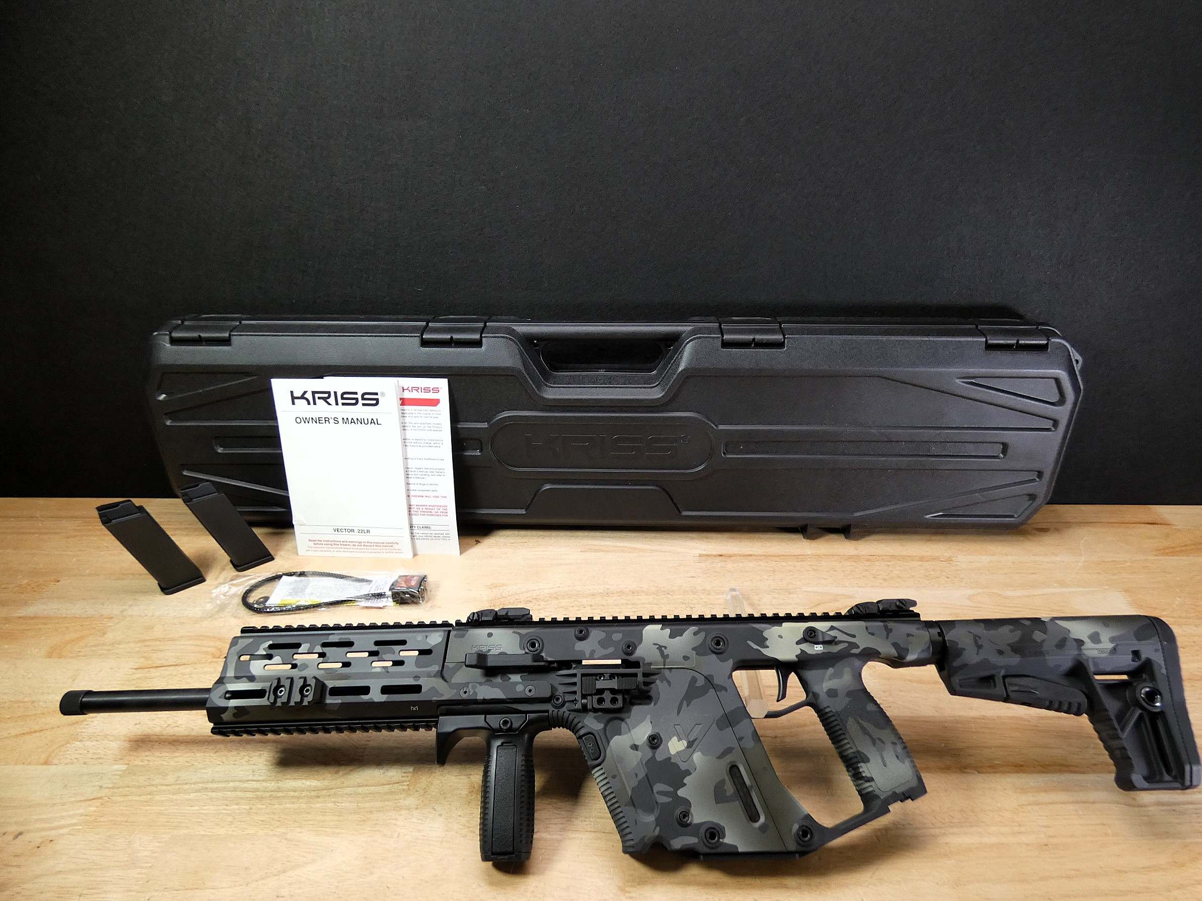 Kriss Vector CRB Enhanced - .22 LR - Multicam - XLNT w/ OG Case & 2 Mags! -img-1