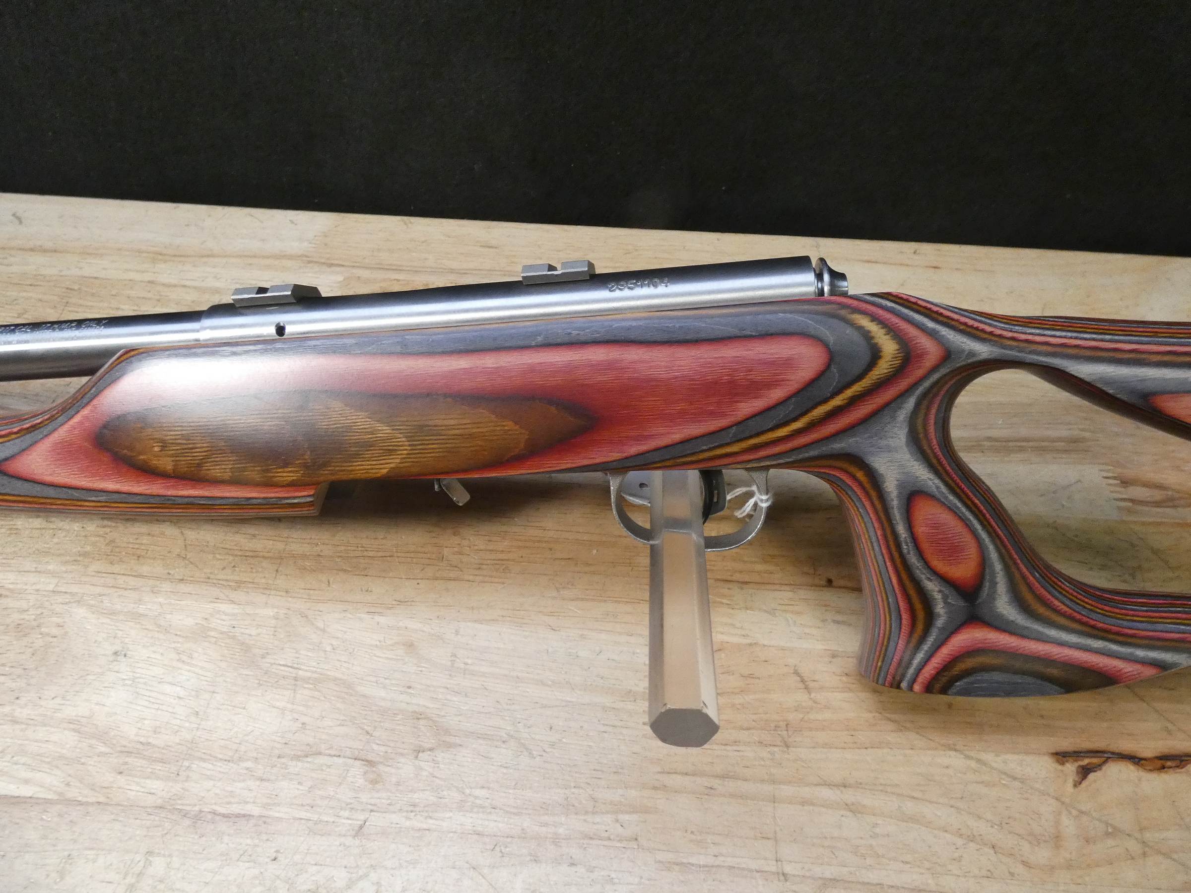 Savage 93R17 BSEV - .17 HMR - Stainless 93R - Laminate - w/ Magazine!-img-4