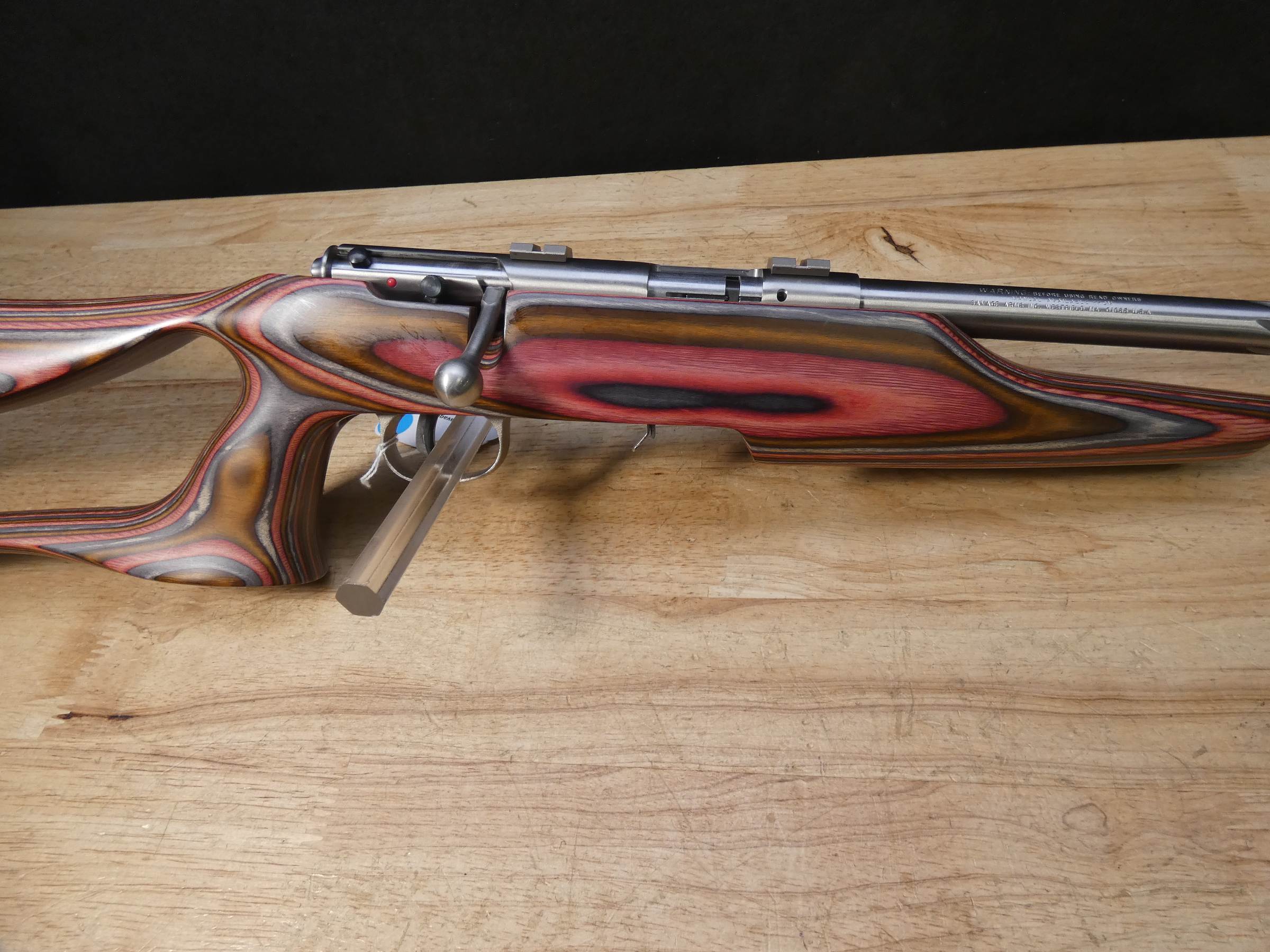 Savage 93R17 BSEV - .17 HMR - Stainless 93R - Laminate - w/ Magazine!-img-16