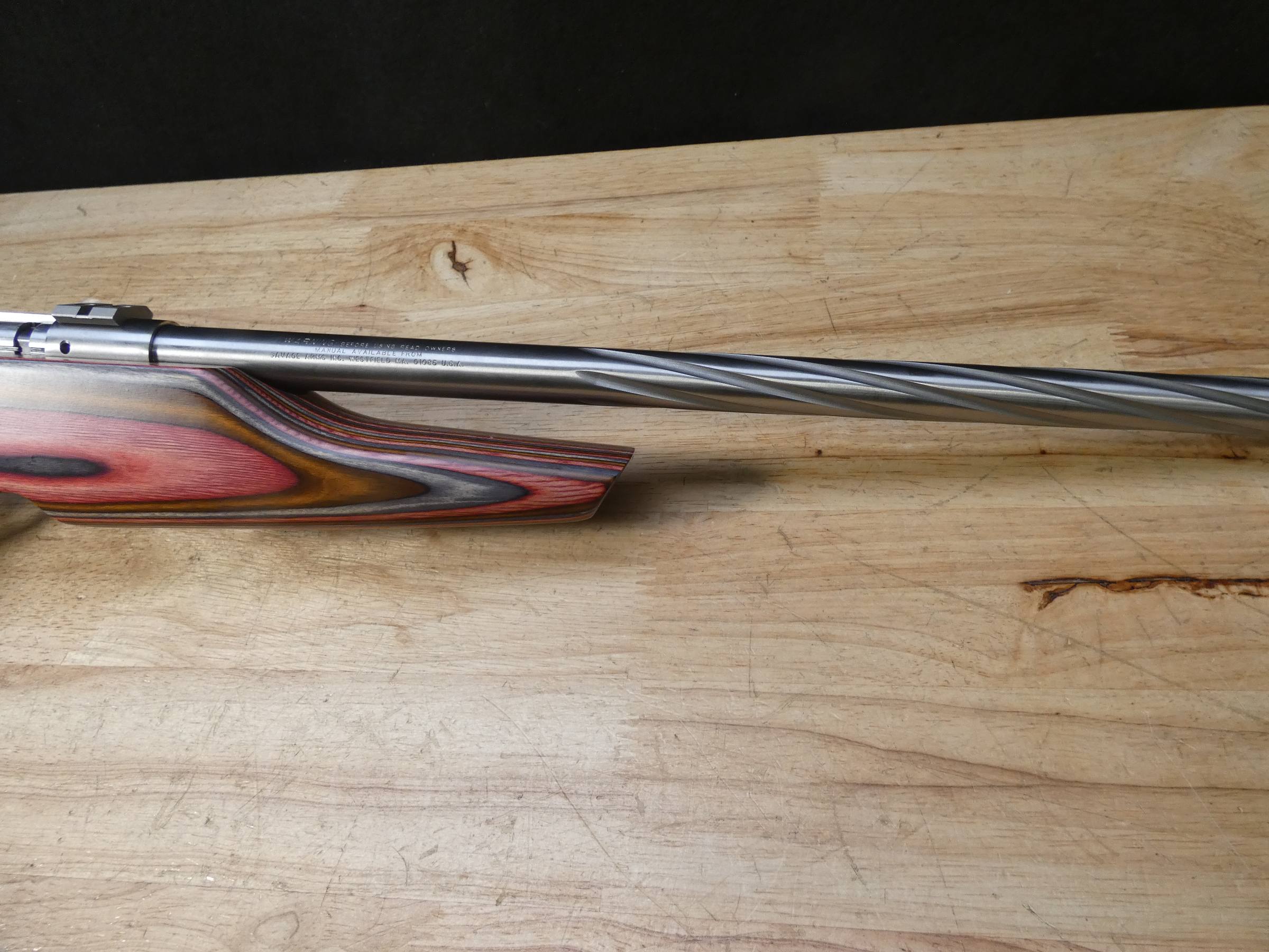 Savage 93R17 BSEV - .17 HMR - Stainless 93R - Laminate - w/ Magazine!-img-17