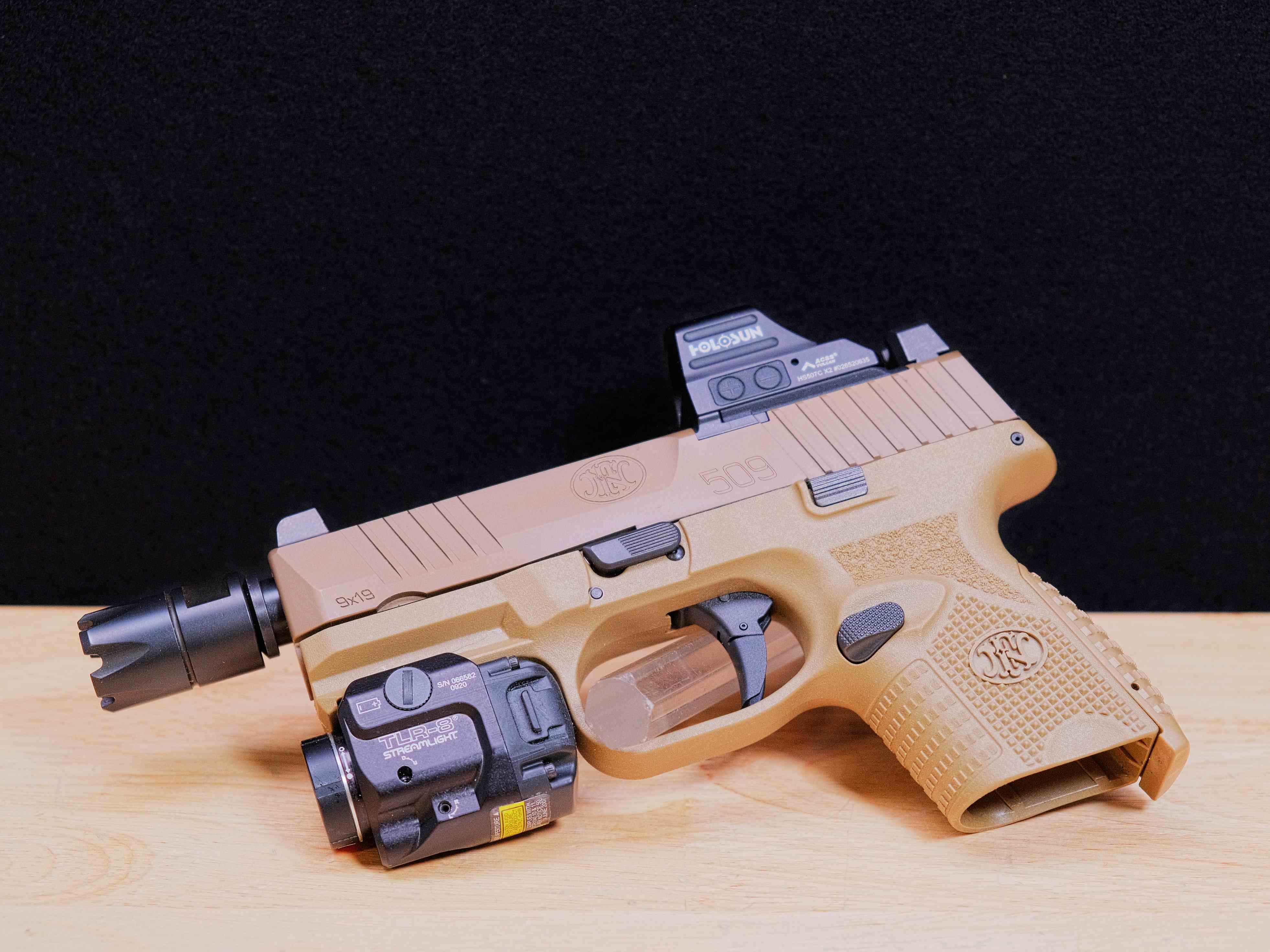 FN 509C Tactical - 9mm - 509 Compact - w/ 3 Mags + Streamlight & Holosun -C-img-2