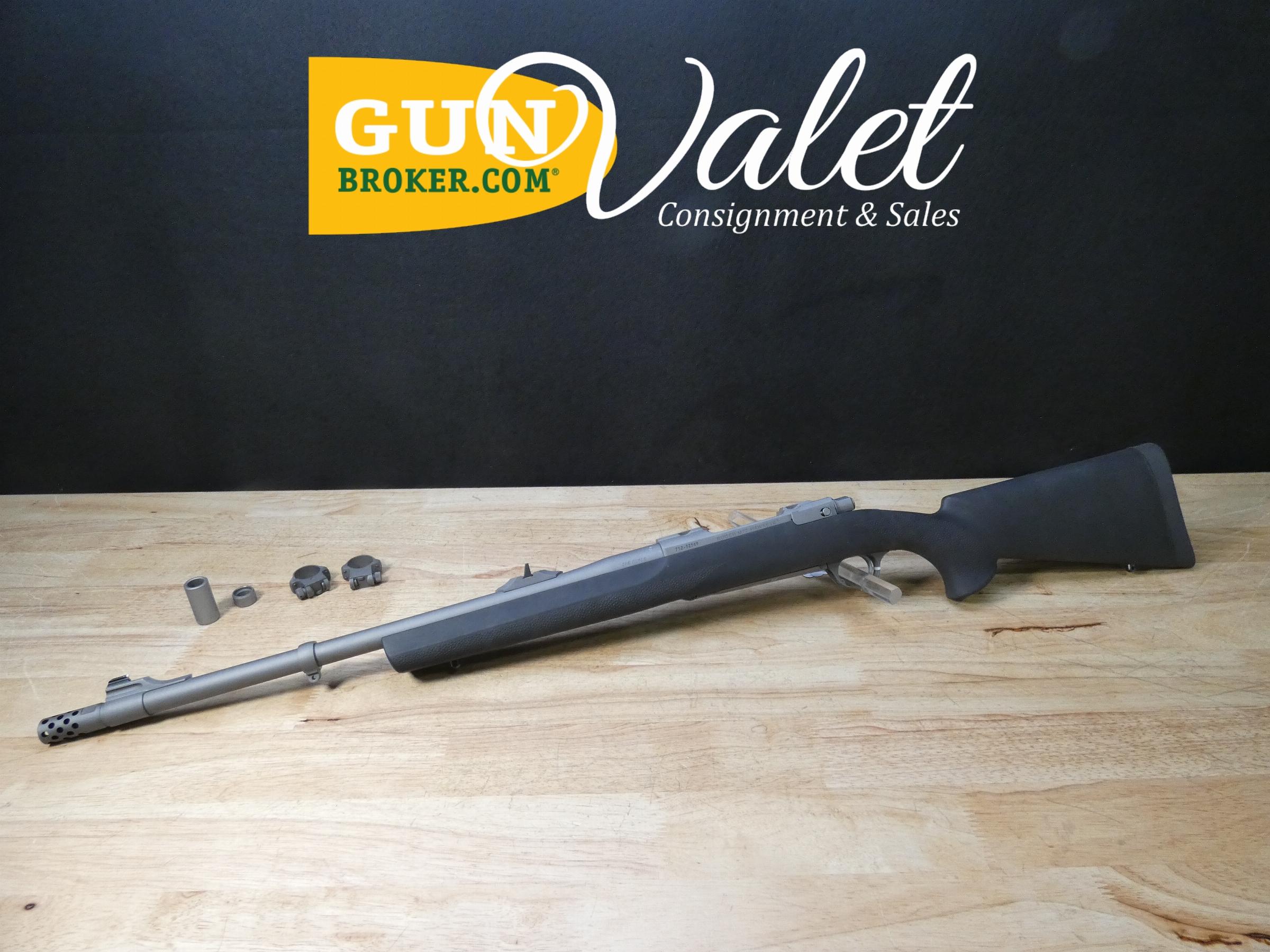 Ruger M77 Hawkeye Alaskan - .375 Ruger - MFG 2019 - Stainless - w/ Rings-img-0