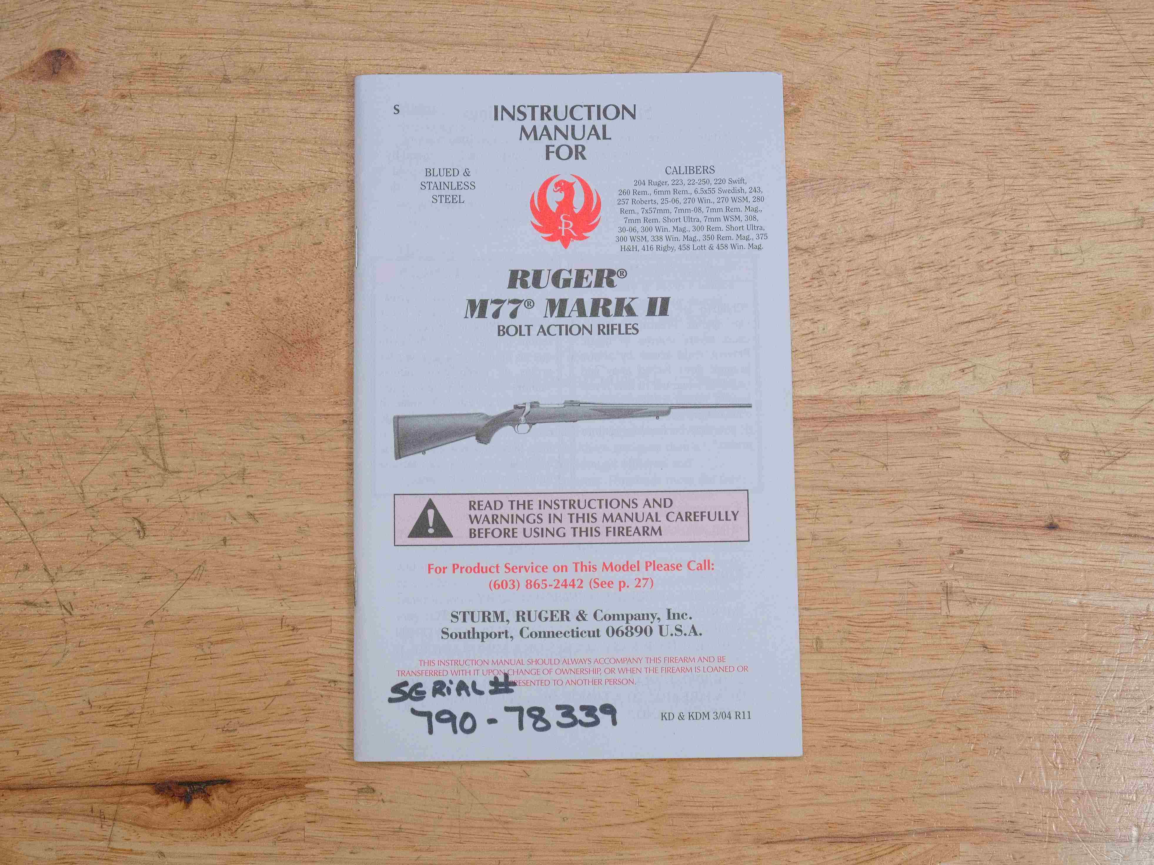 Ruger M77 Mark II Stainless - 7mm Rem Mag - MFG 2004 - MKII - C-img-54