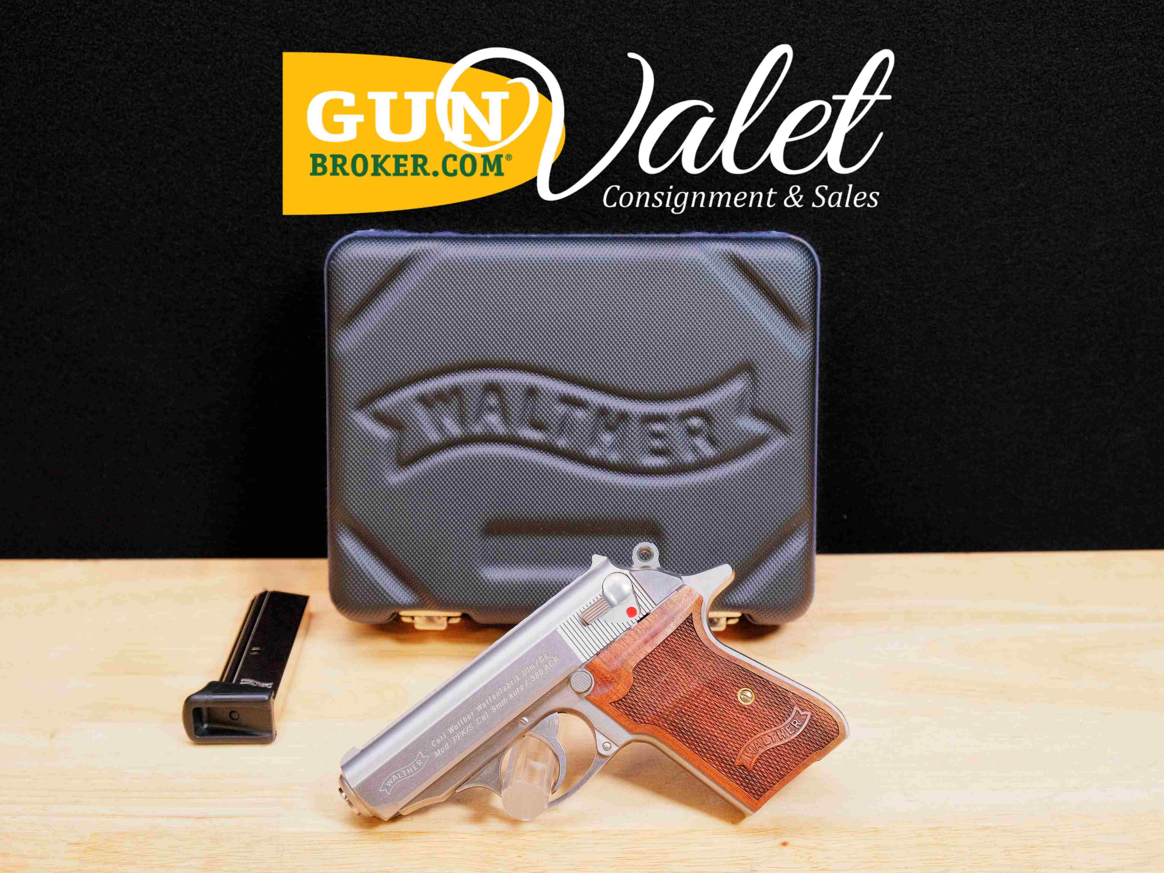 Walther PPK/S - .380 ACP - w/ OG Case & Mag - PPK - C-img-0