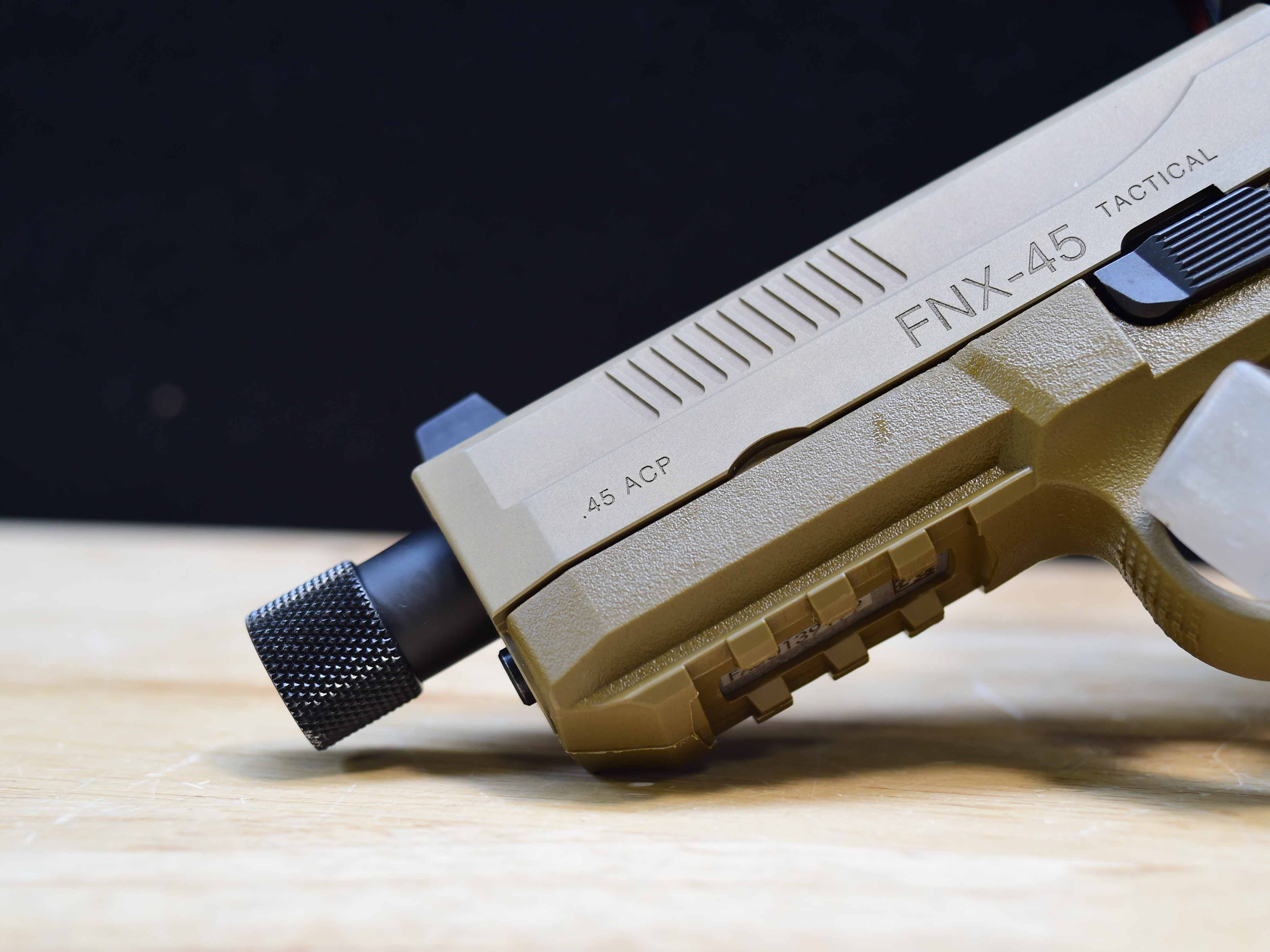 FN FNX-45 Tactical FDE - .45 ACP - Holosun 507 - Case & More - Threaded - C-img-21