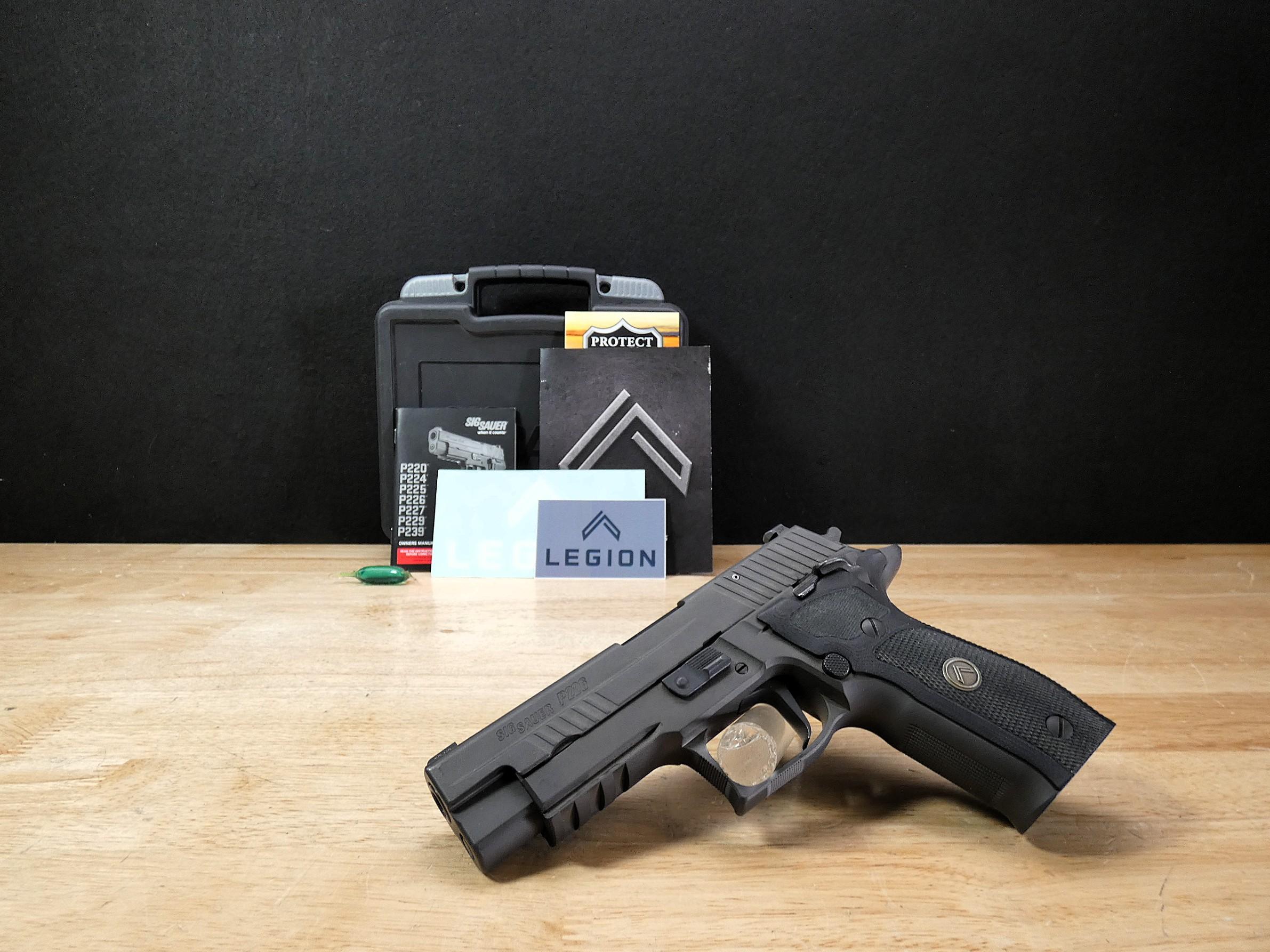 Sig Sauer P226 Legion SAO - 9mm - E26R - w/ OG Case & Manuals! - C-img-1