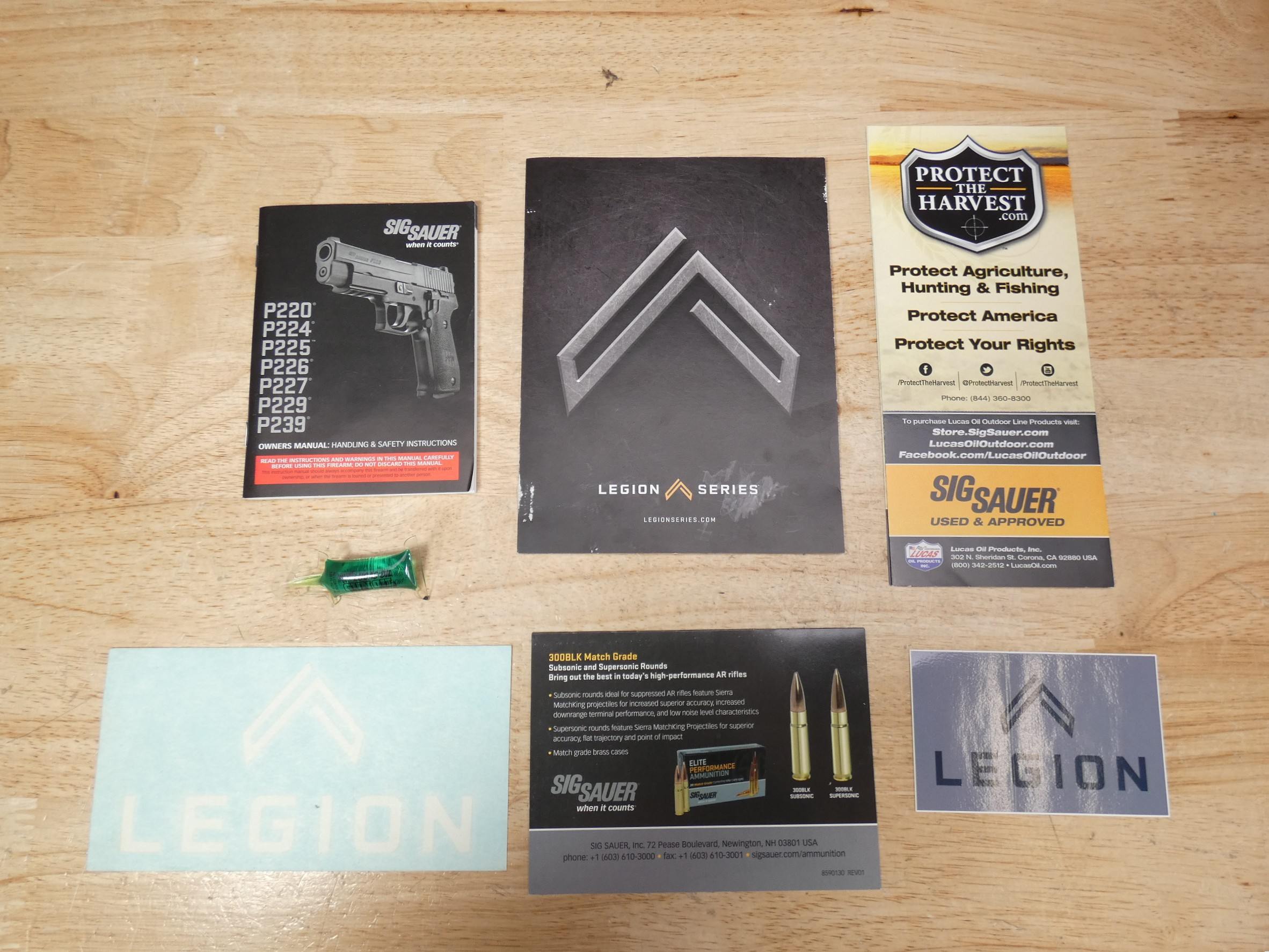 Sig Sauer P226 Legion SAO - 9mm - E26R - w/ OG Case & Manuals! - C-img-27