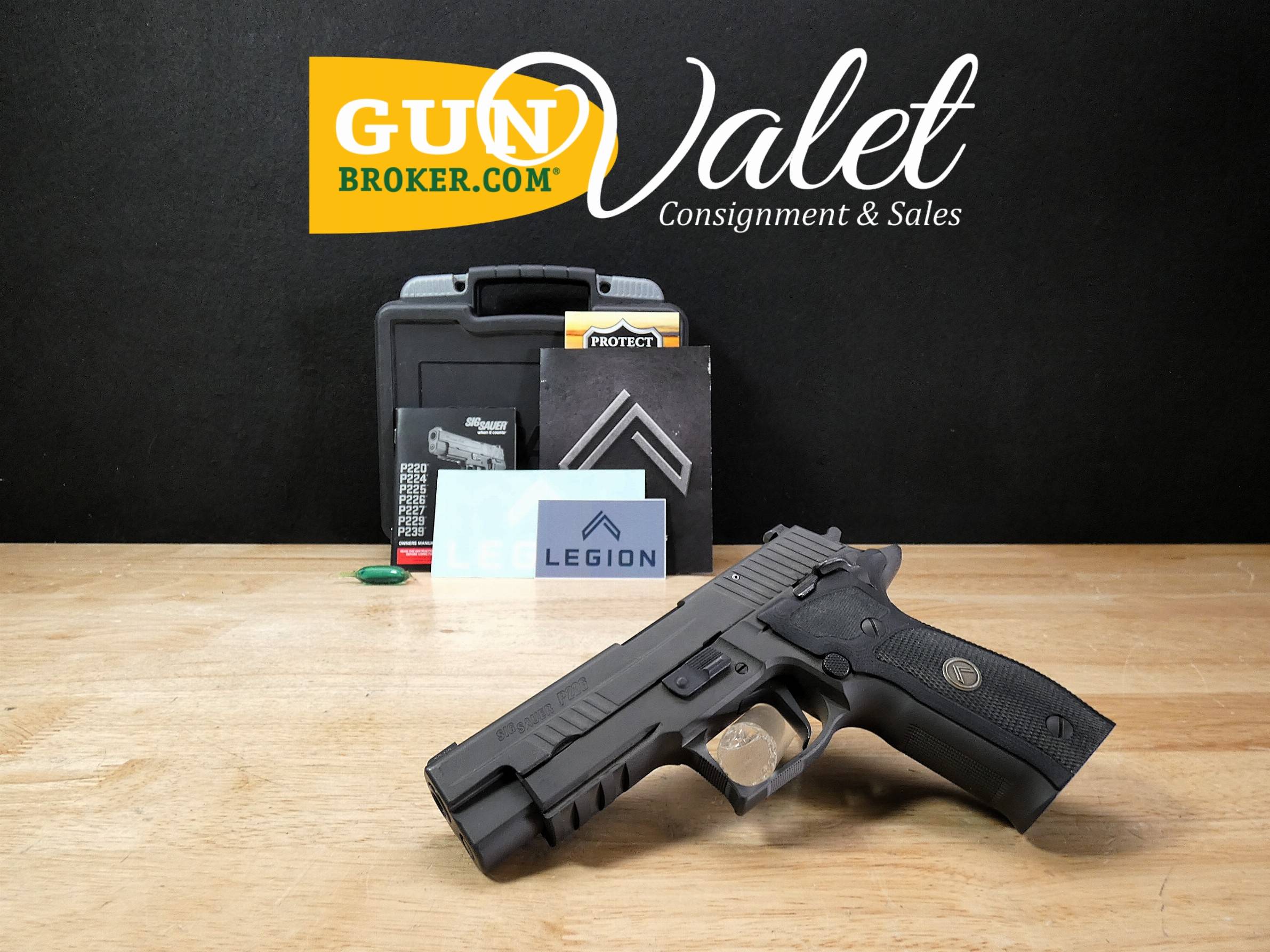 Sig Sauer P226 Legion SAO - 9mm - E26R - w/ OG Case & Manuals! - C-img-0