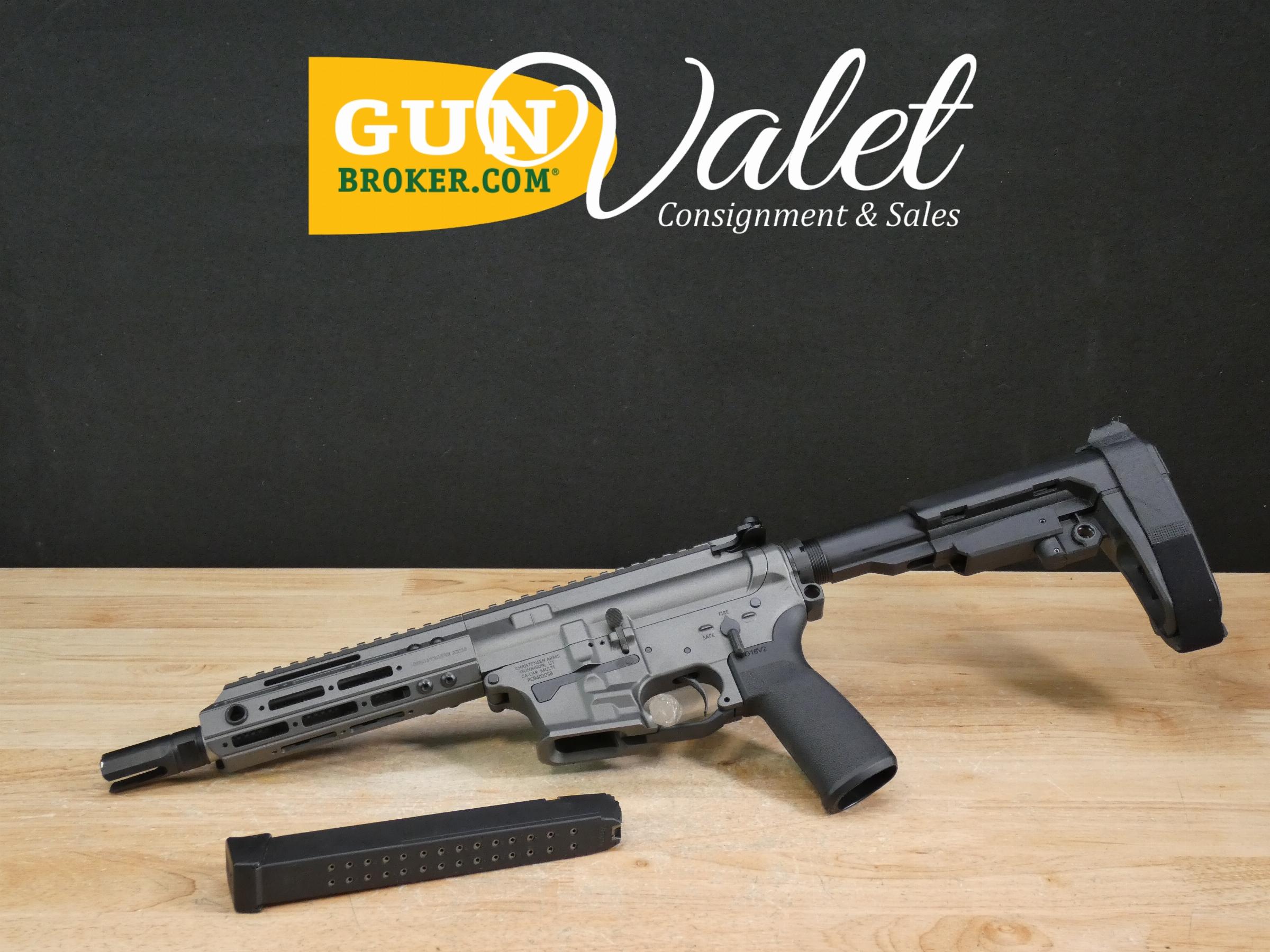 Christensen Arms CA9mm - 9mm - w/ Glock Mag - AR Pistol - Carbon BBL - C-img-0