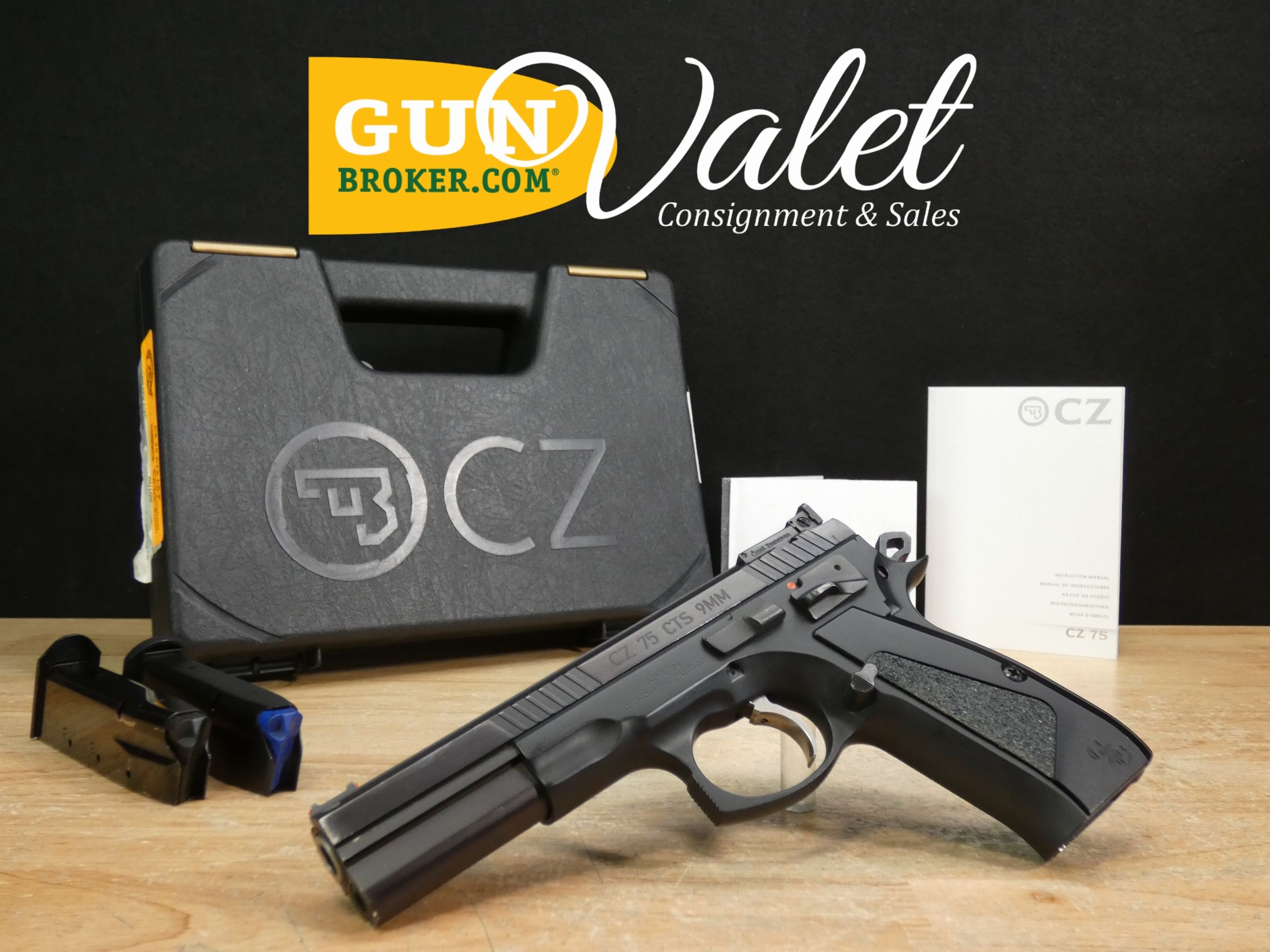 CZ 75 CTS LS SP-01 Shadow - 9mm - Custom - OG Case & Accessories - C-img-0