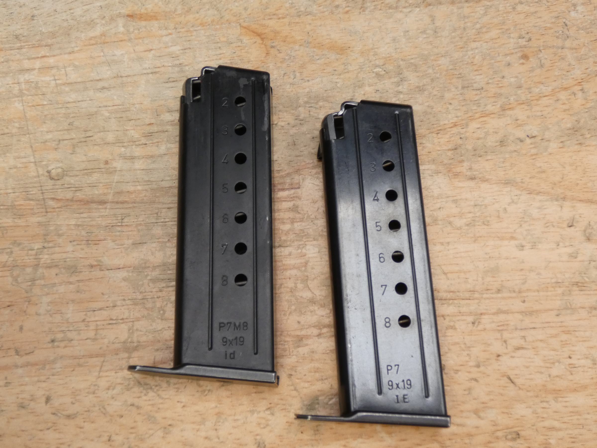 HK P7 M8 - 9mm - P7M8 - H&K CCW - Heckler & Koch - 1984 - Case - 2 Mags - C-img-25