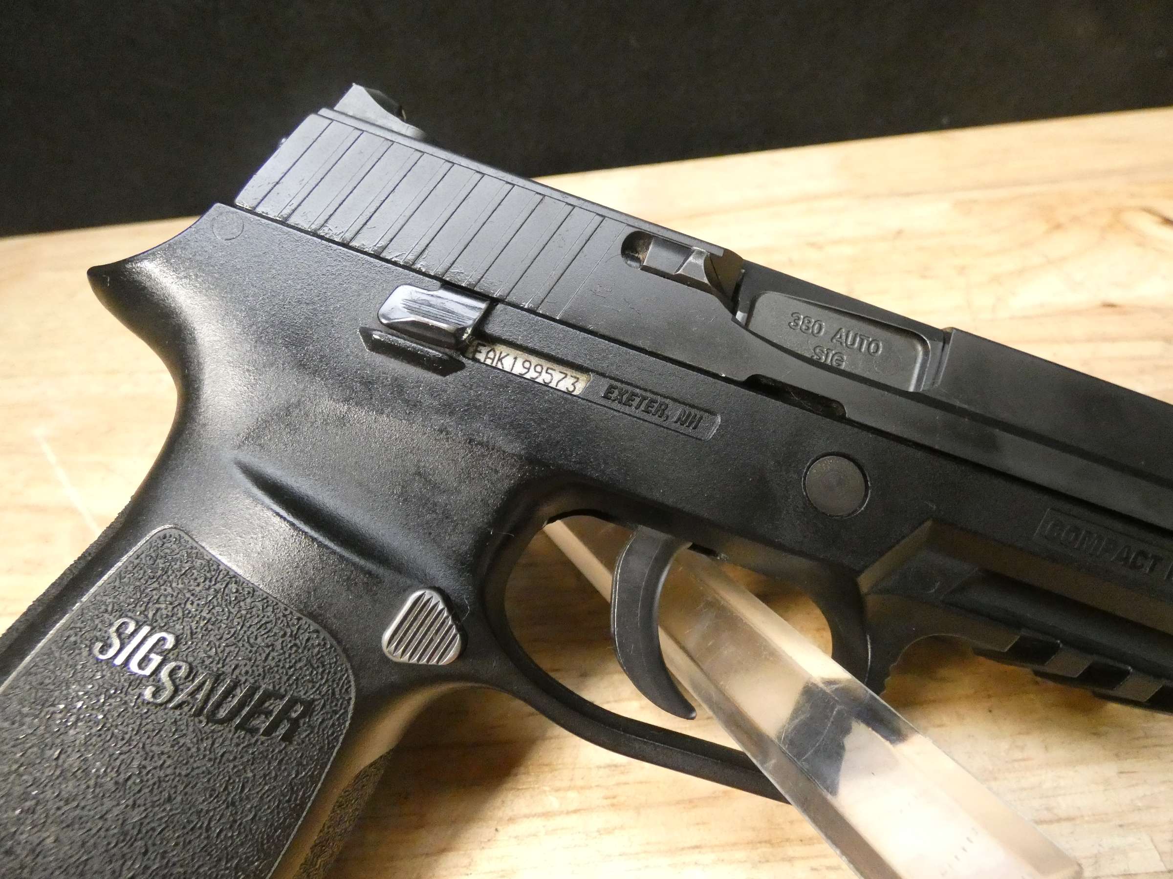 Sig Sauer P250 Compact - .380 ACP - DAO - w/ 1 Mag & OG Case - Carry Gun-img-13