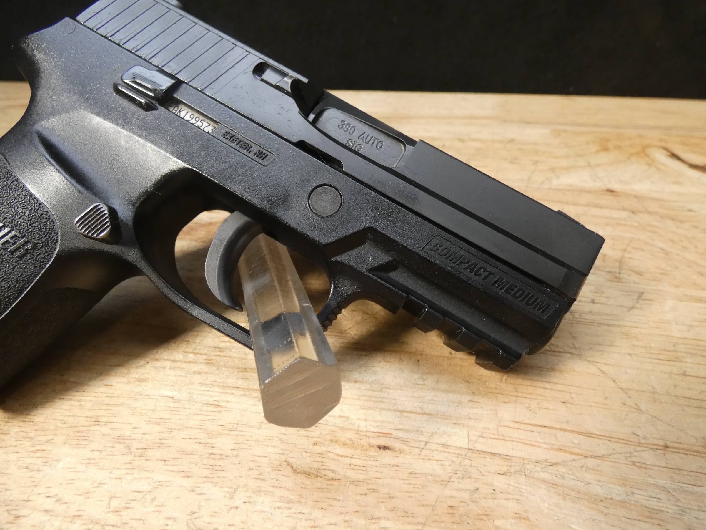 Sig Sauer P250 Compact - .380 ACP - DAO - w/ 1 Mag & OG Case - Carry Gun-img-14