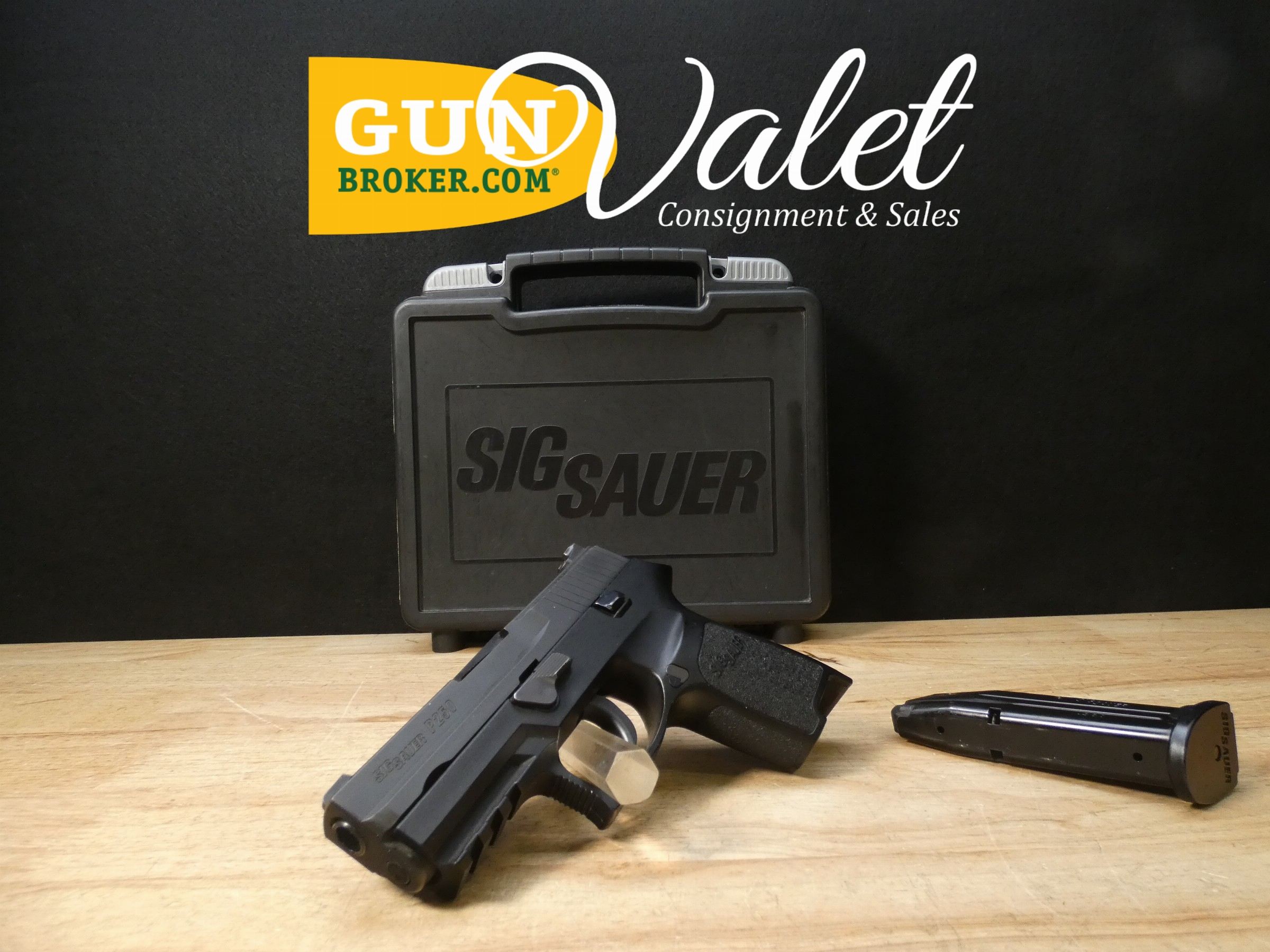 Sig Sauer P250 Compact - .380 ACP - DAO - w/ 1 Mag & OG Case - Carry Gun-img-0