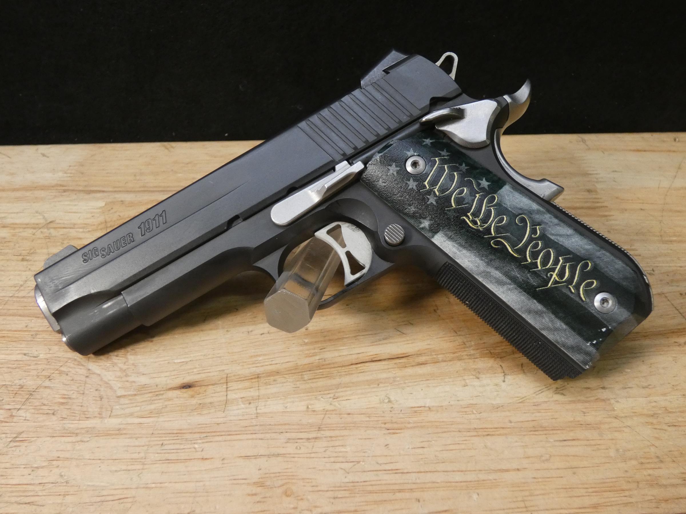 Sig Sauer Model 1911 Nightmare - .45 ACP - w/ Case & Mag! - Fastback-img-3