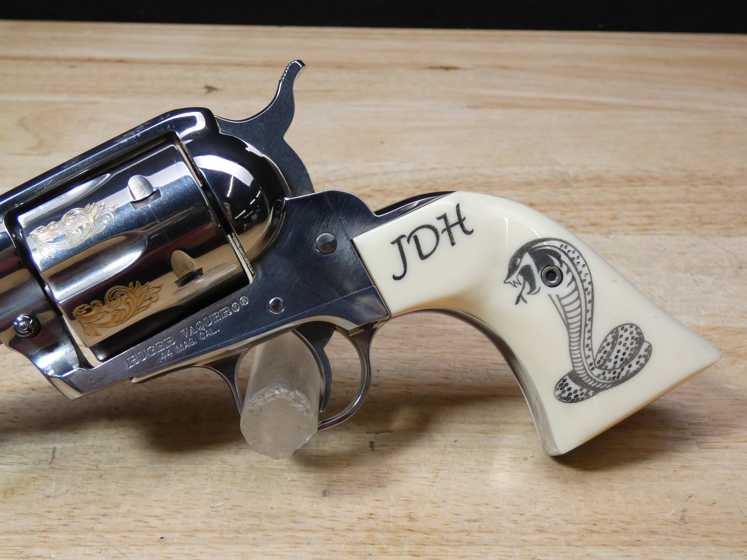 CLEAN Ruger Vaquero Stainless 3 Gun Set - .44 Mag - MFG 1998 - Bisley - C-img-4