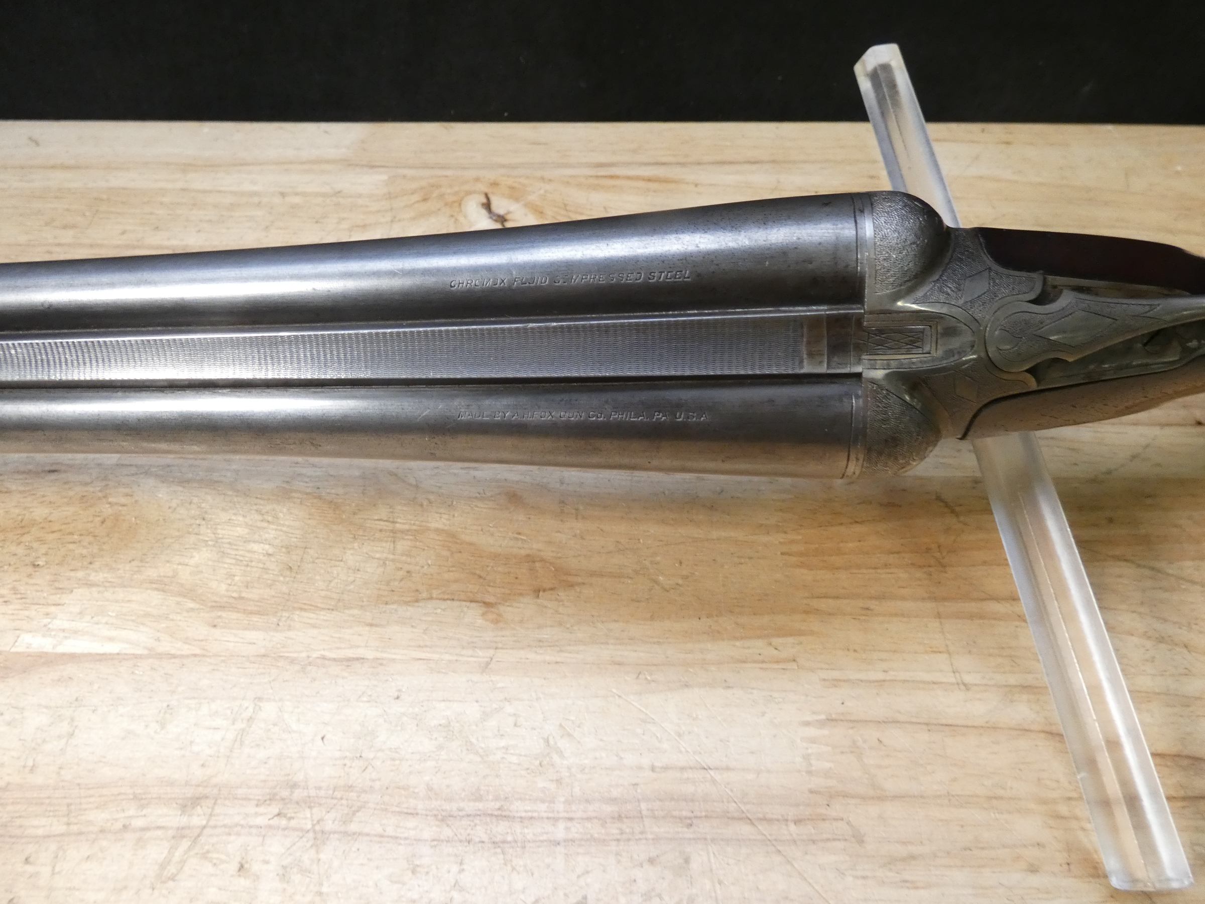 A.H. Fox AE Grade SxS Shotgun - 12 Gauge - MFG 1913 - AH w/ Ejectors-img-9