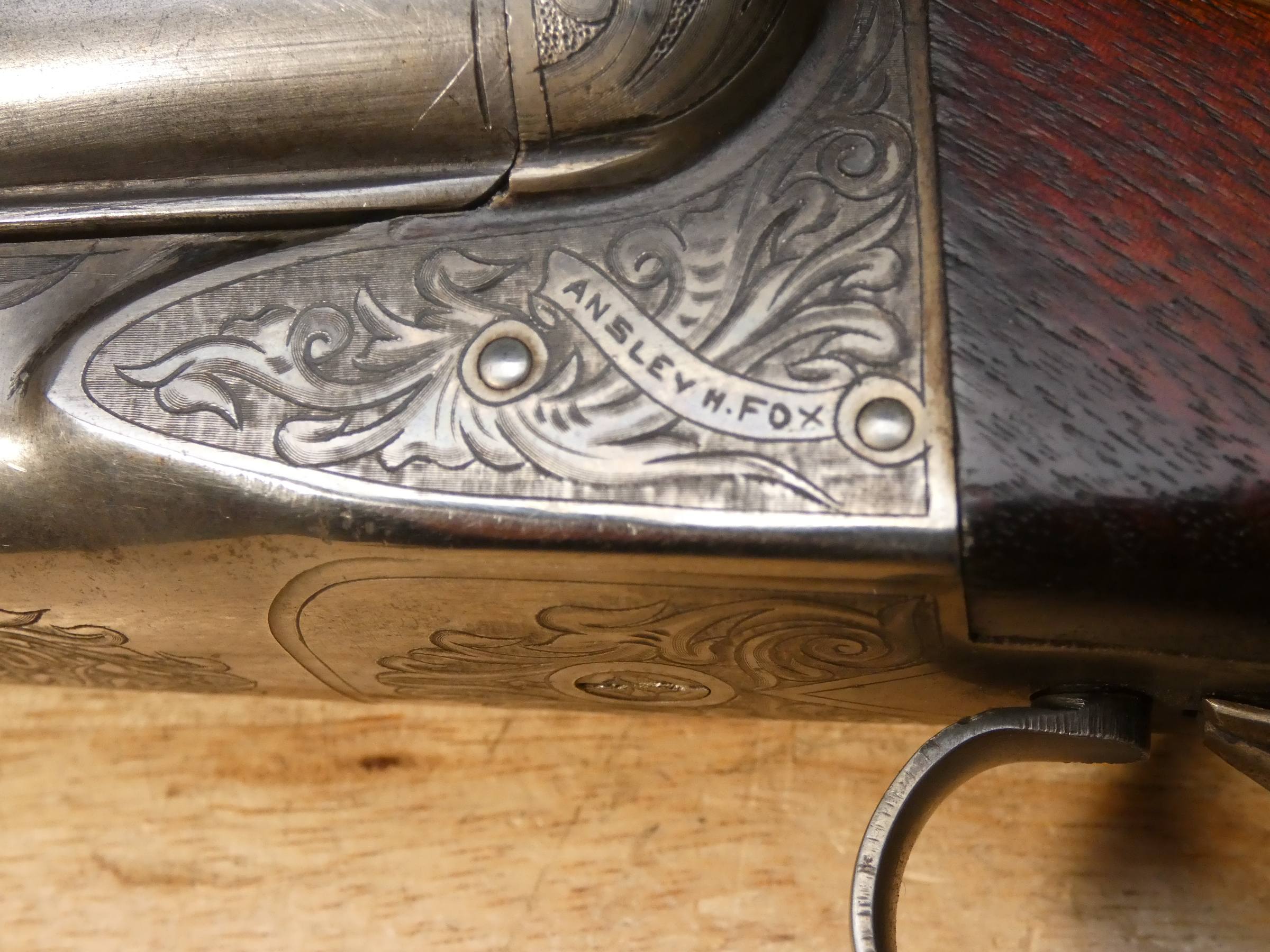 A.H. Fox AE Grade SxS Shotgun - 12 Gauge - MFG 1913 - AH w/ Ejectors-img-36
