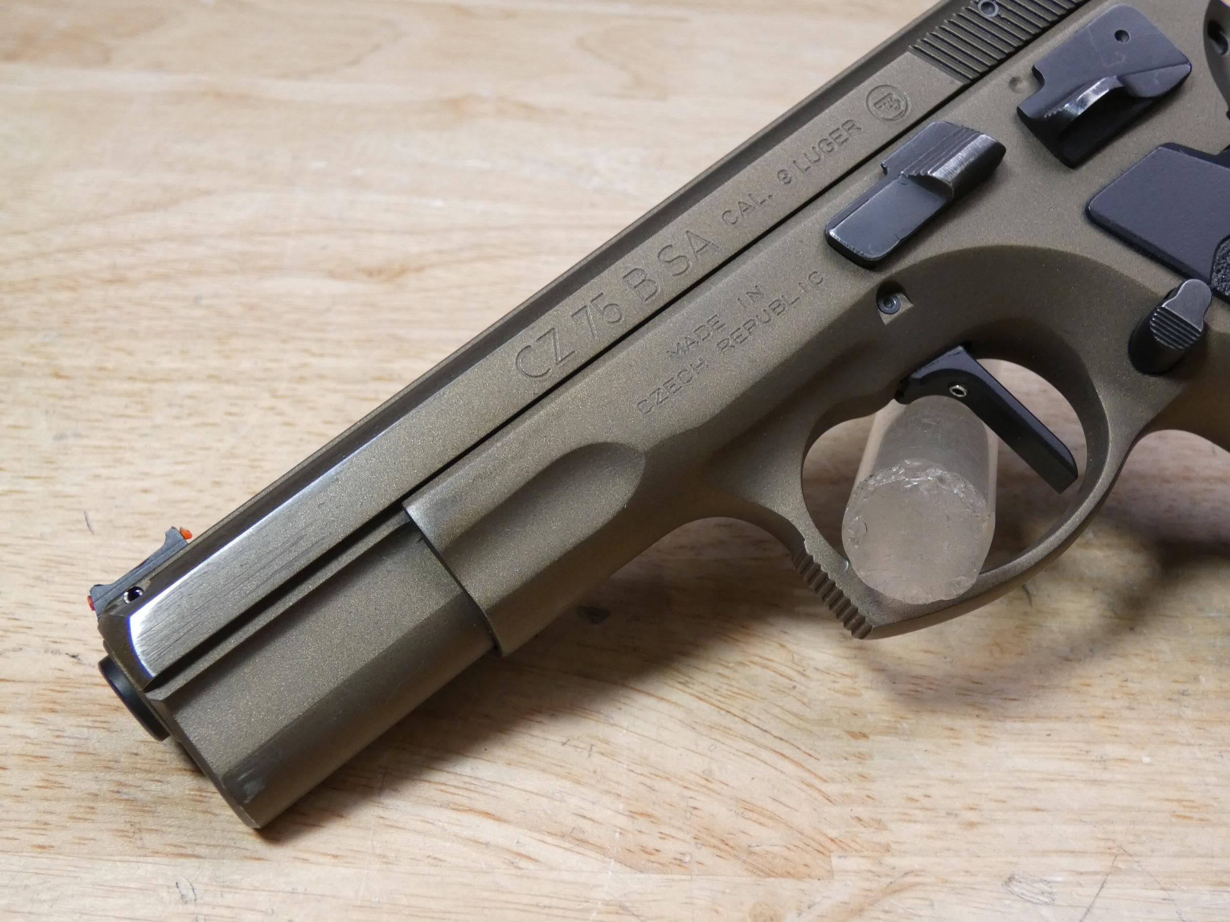 CZ 75 B SA - 9mm - CZ75 - 75B w/ 5 Mags & Bronze Cerakote - MFG 2008 - C-img-3