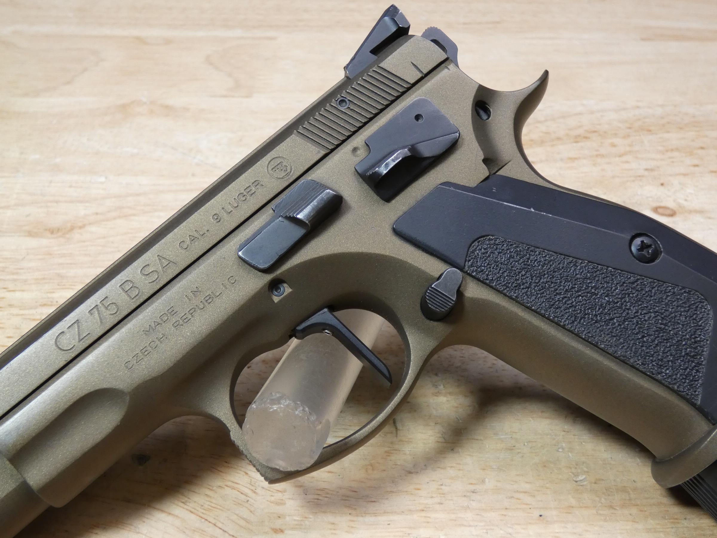 CZ 75 B SA - 9mm - CZ75 - 75B w/ 5 Mags & Bronze Cerakote - MFG 2008 - C-img-4