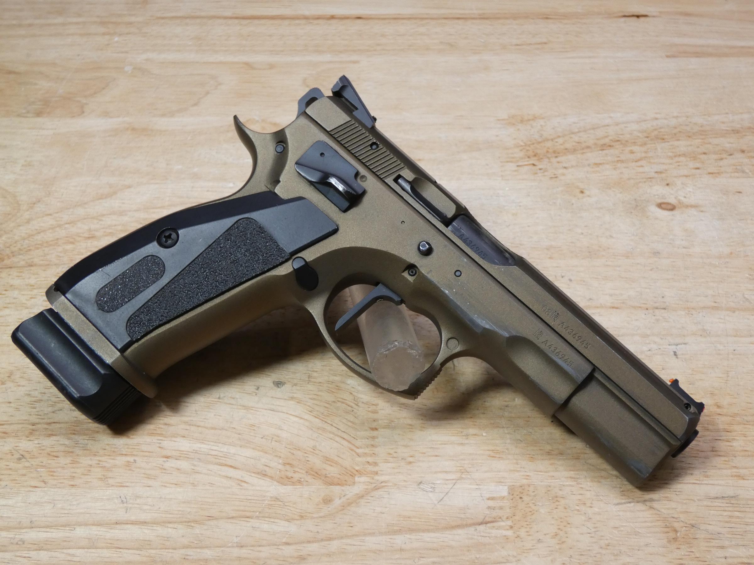 CZ 75 B SA - 9mm - CZ75 - 75B w/ 5 Mags & Bronze Cerakote - MFG 2008 - C-img-10