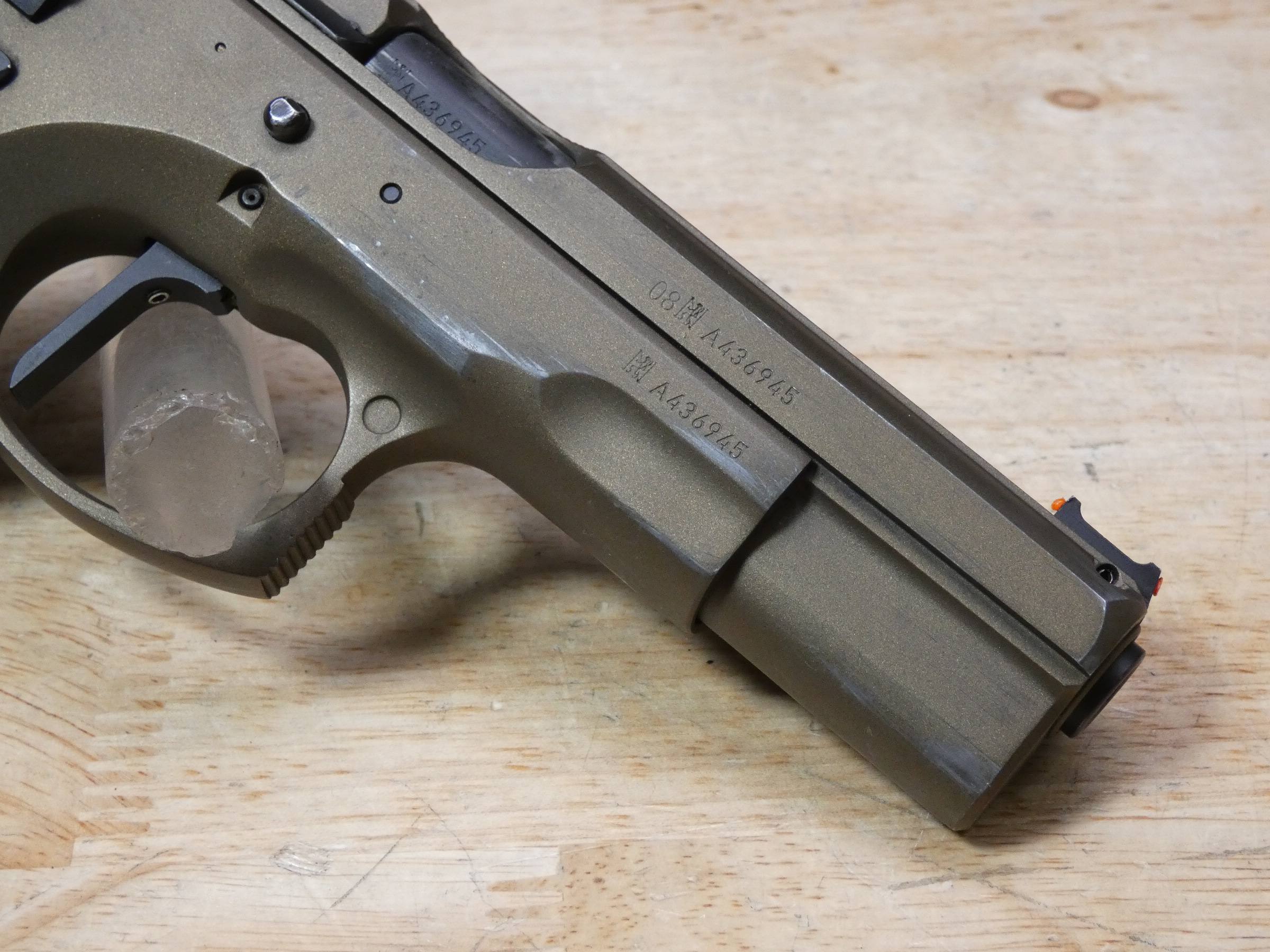 CZ 75 B SA - 9mm - CZ75 - 75B w/ 5 Mags & Bronze Cerakote - MFG 2008 - C-img-11