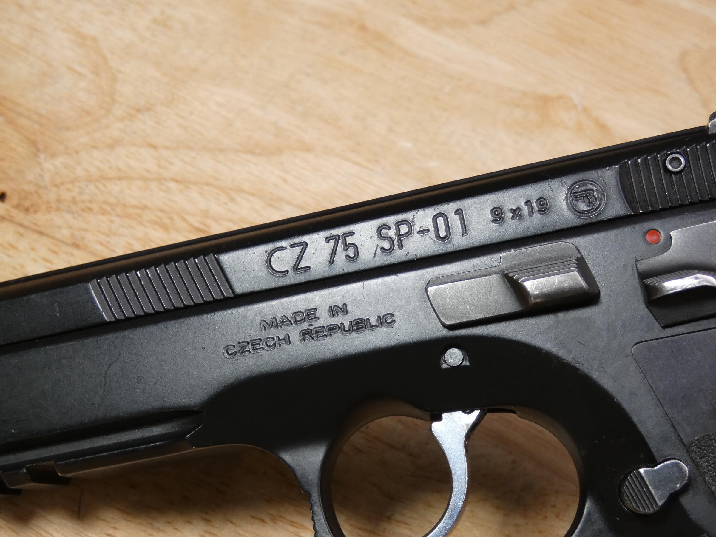 CZ 75 SP-01 - 9mm - CZ75 SP01 w/ 5 Mags - MFG 2007 - DA/SA - C-img-19