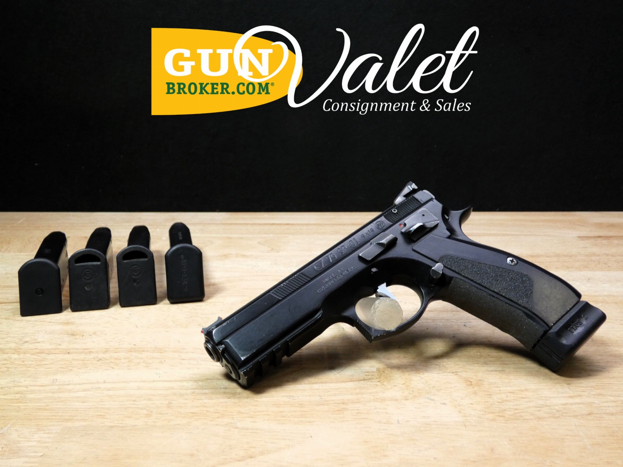 CZ 75 SP-01 - 9mm - CZ75 SP01 w/ 5 Mags - MFG 2007 - DA/SA - C-img-0