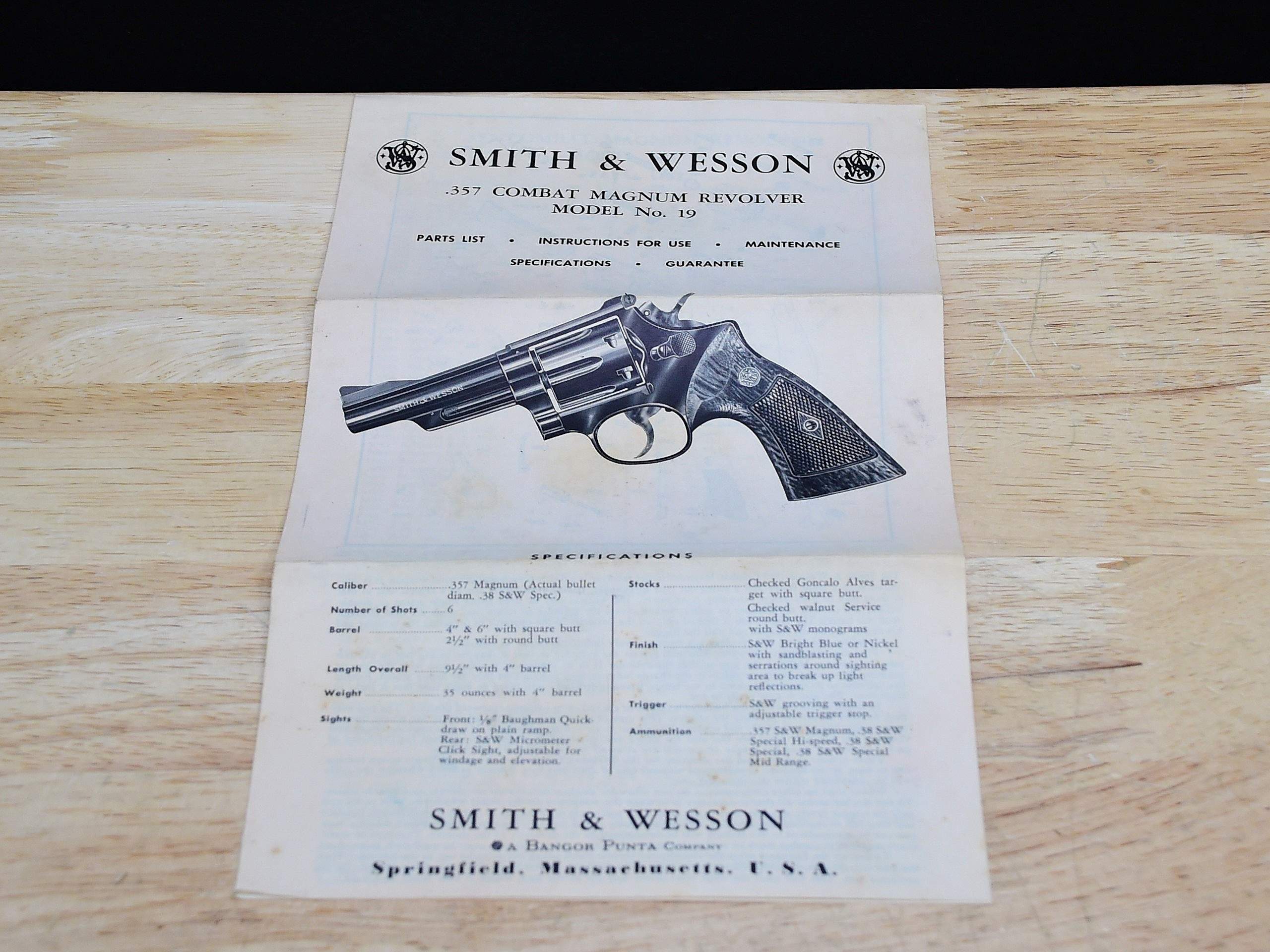 Smith & Wesson 19-3 - .357 Mag - S&W 19 - 357 Combat Magnum - w/ OG Box - C-img-35
