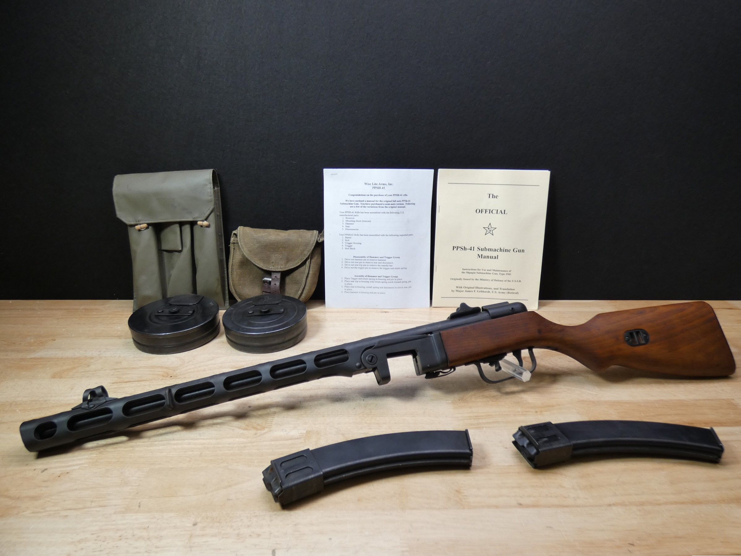 CLEAN Wise Lite Arms PPSH-41 - 7.62x25 Tokarev - w/ Drum Mags & MORE - C-img-2