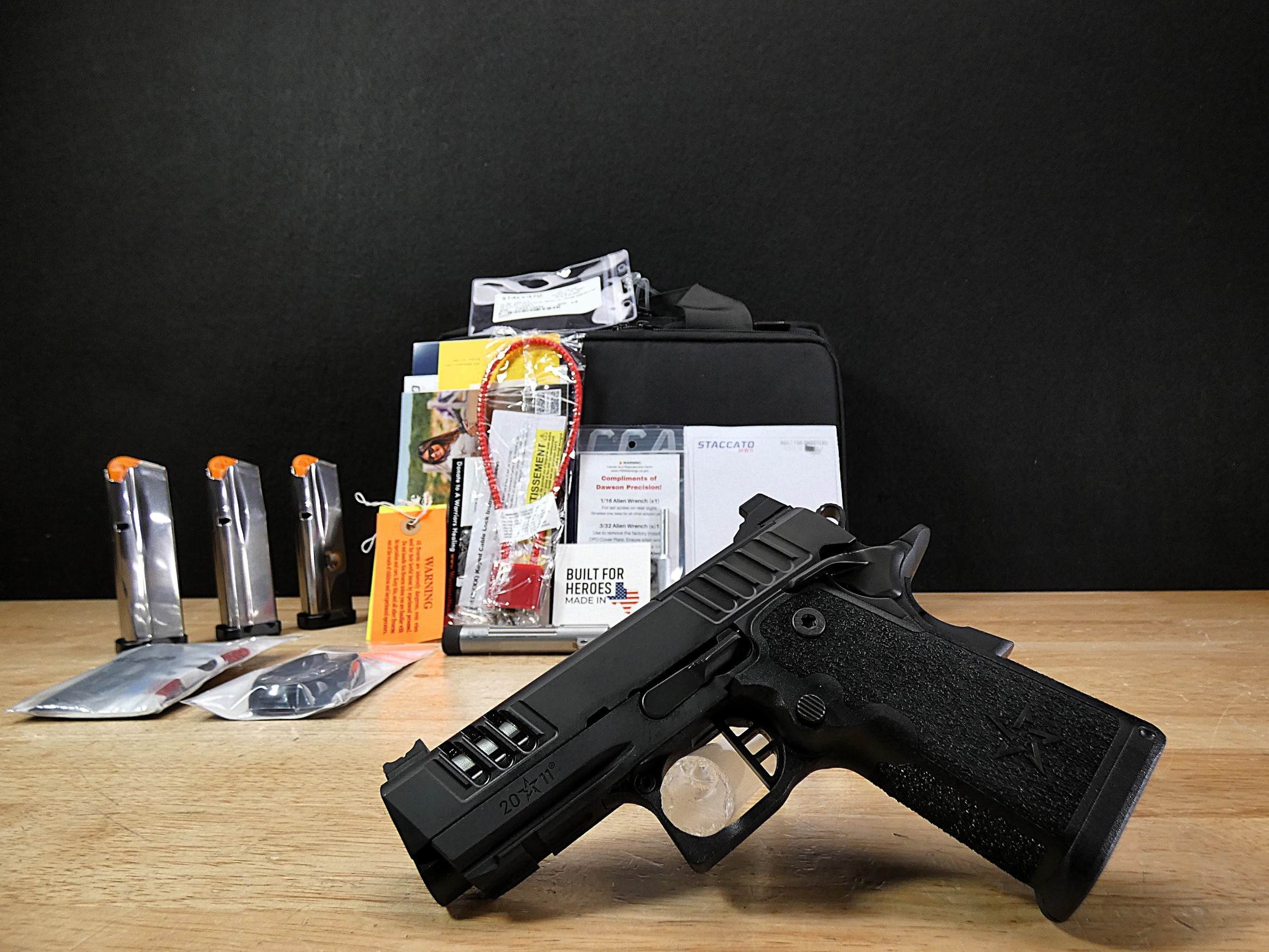 Staccato CS V3 2011 - 9mm - XLNT Optic Ready STI w/ OG Case & 3 Mags - C-img-1