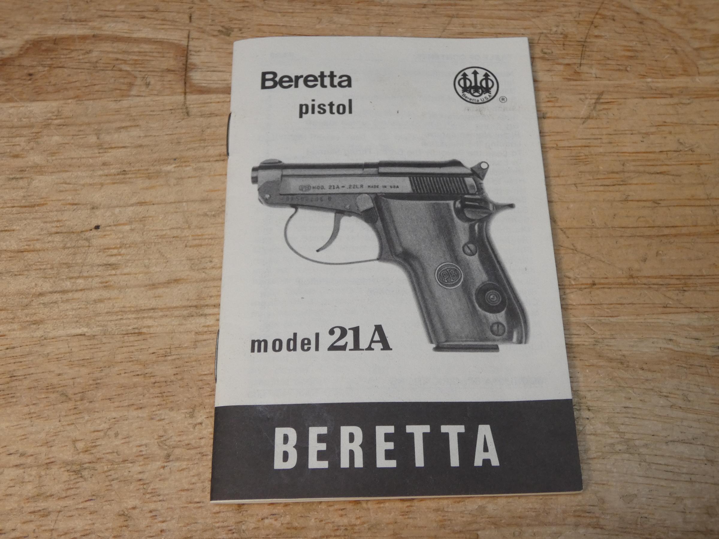 Beretta Model 21A Bobcat - .22 LR - w/ OG Box + Mag - 21 A - Pop Top-img-18