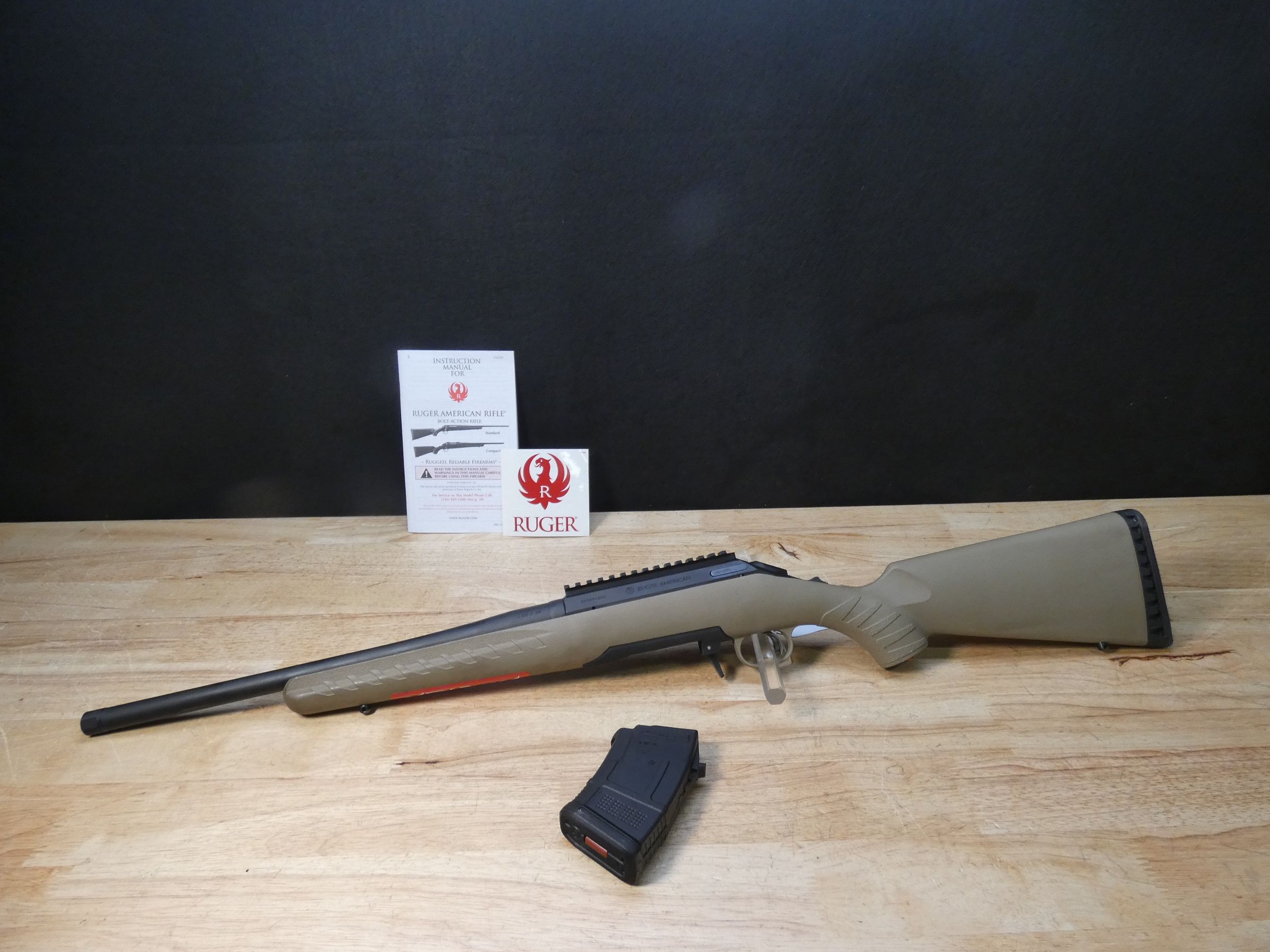 Ruger American Ranch Rifle - 7.62x39 - Magazine Fed - FDE - Threaded - 2022-img-1
