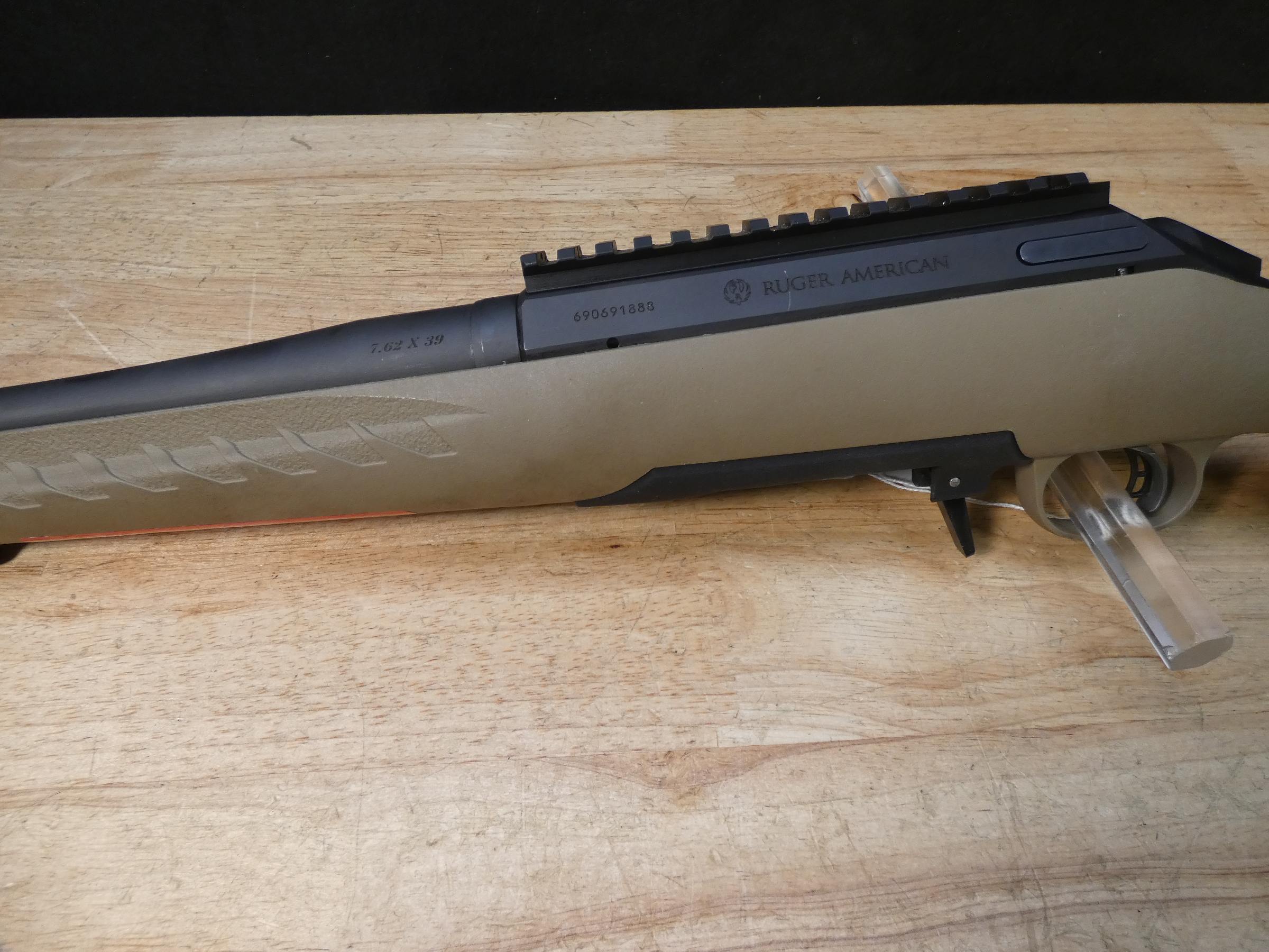 Ruger American Ranch Rifle - 7.62x39 - Magazine Fed - FDE - Threaded - 2022-img-3