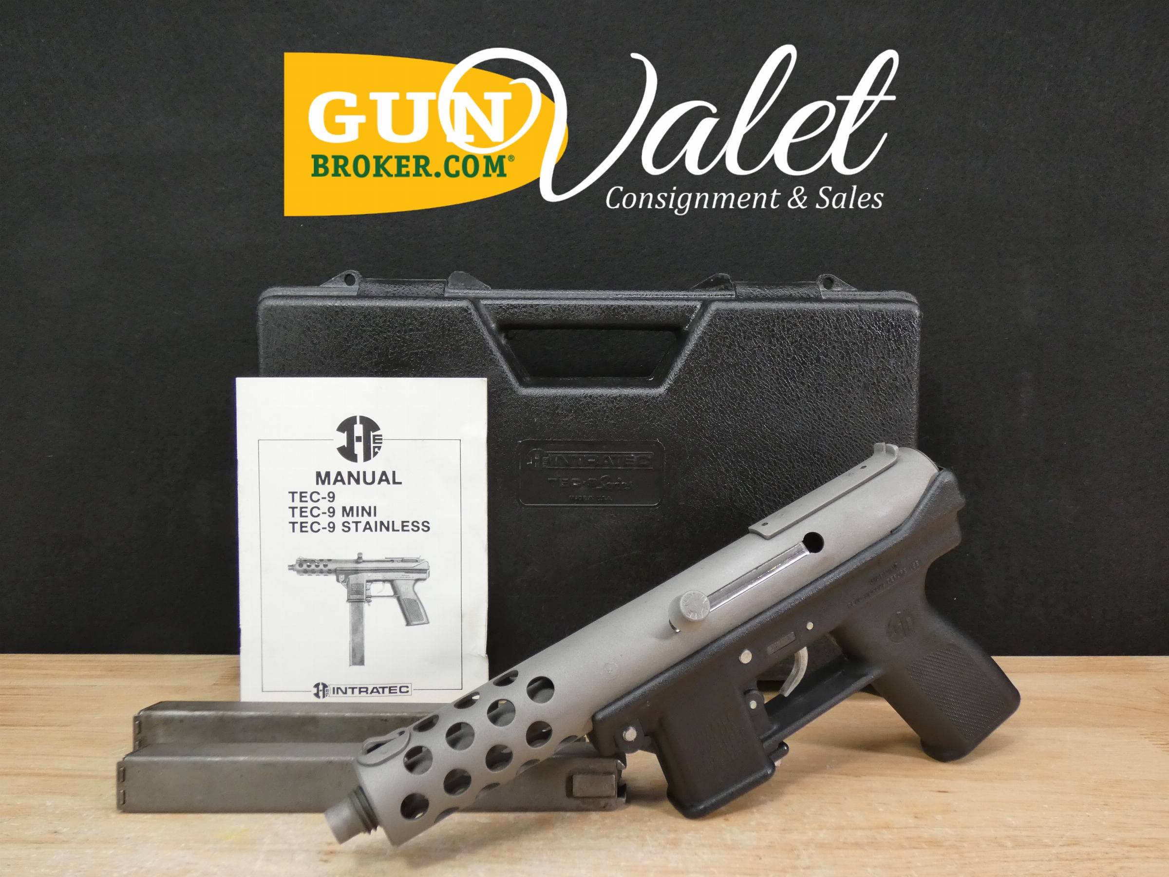 SCARCE Intratec TEC-9 Stainless - 9mm - w/ 2 Mags - PREBAN - Tec9 - Tec-9S-img-0