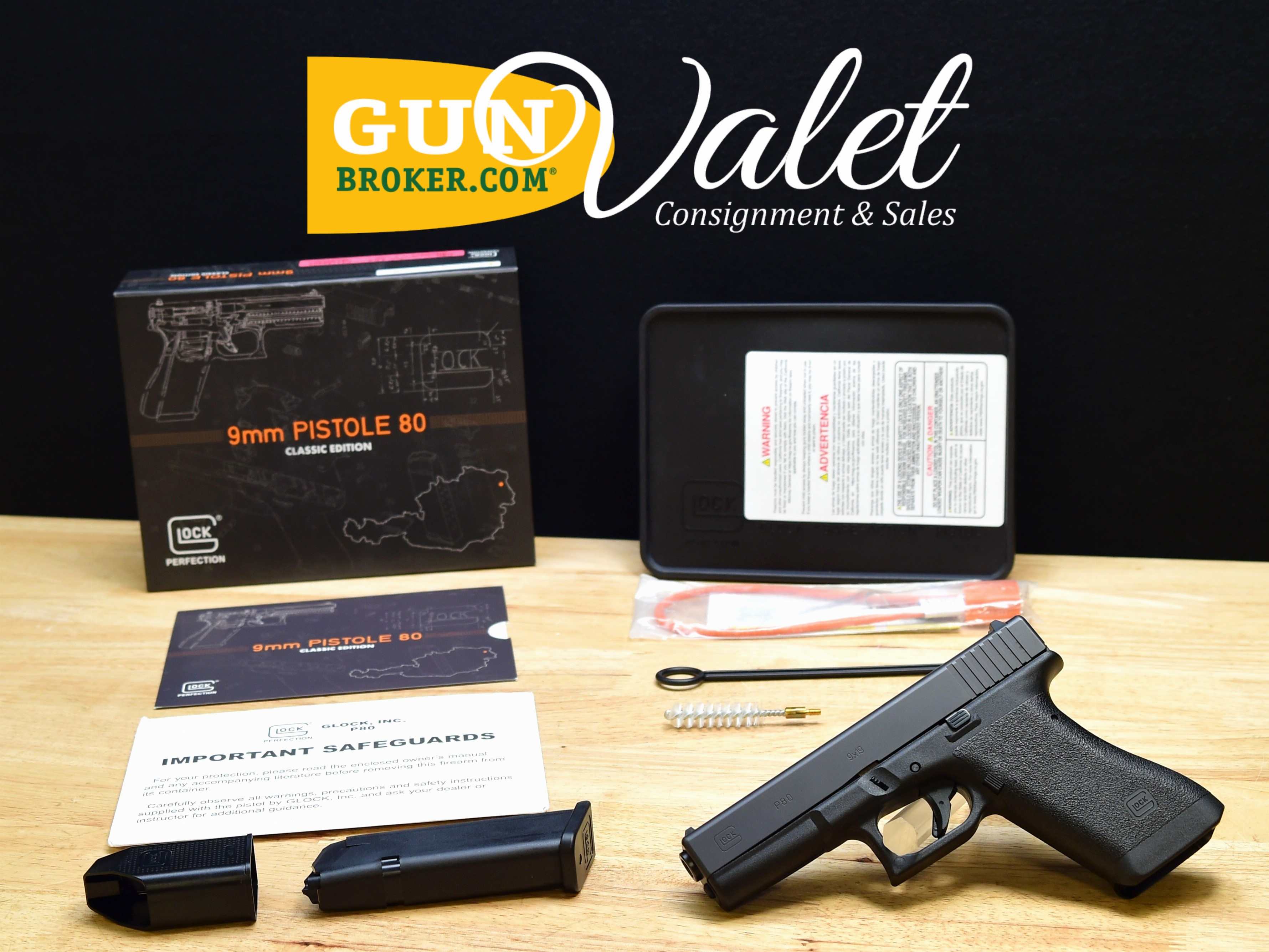 Glock P80 Classic Edition - 9mm - Pistole 80 - 17 - Collector - Extras - C-img-0