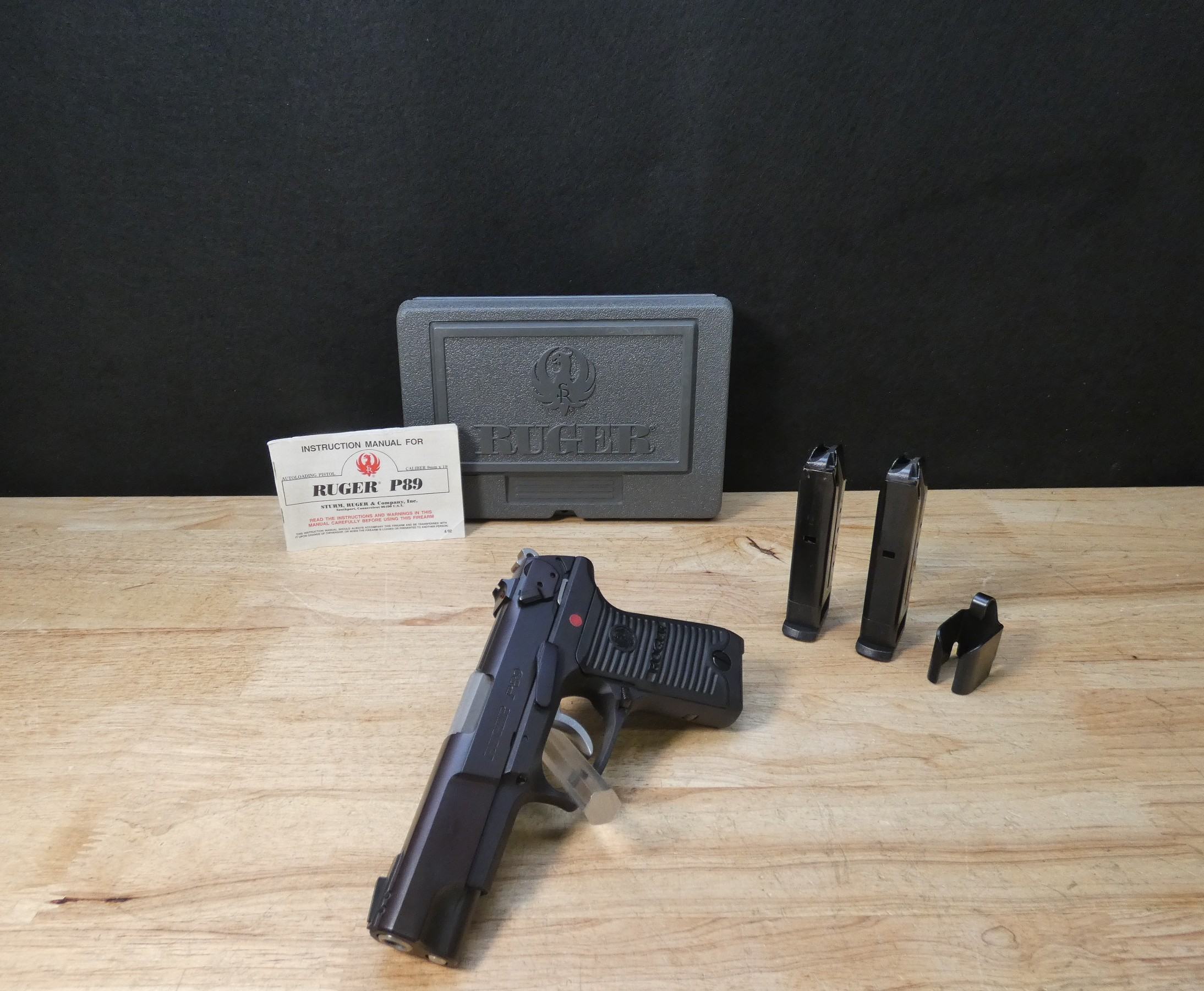 Ruger P89 - 9mm - w/ 2 Mags & Case - MFG 1996 - P Series - DA/SA-img-1