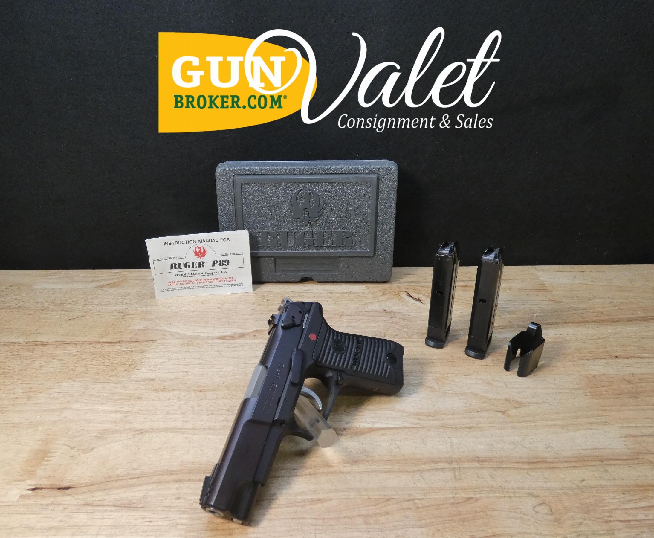 Ruger P89 - 9mm - w/ 2 Mags & Case - MFG 1996 - P Series - DA/SA-img-0