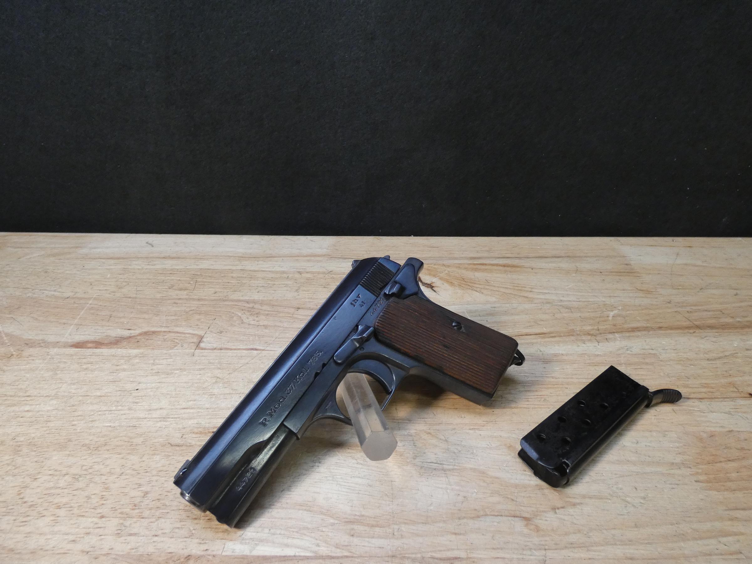 WWII German Military FEG jhv 41 Model 37 - .32 ACP - Hungarian - 37M - M37-img-1