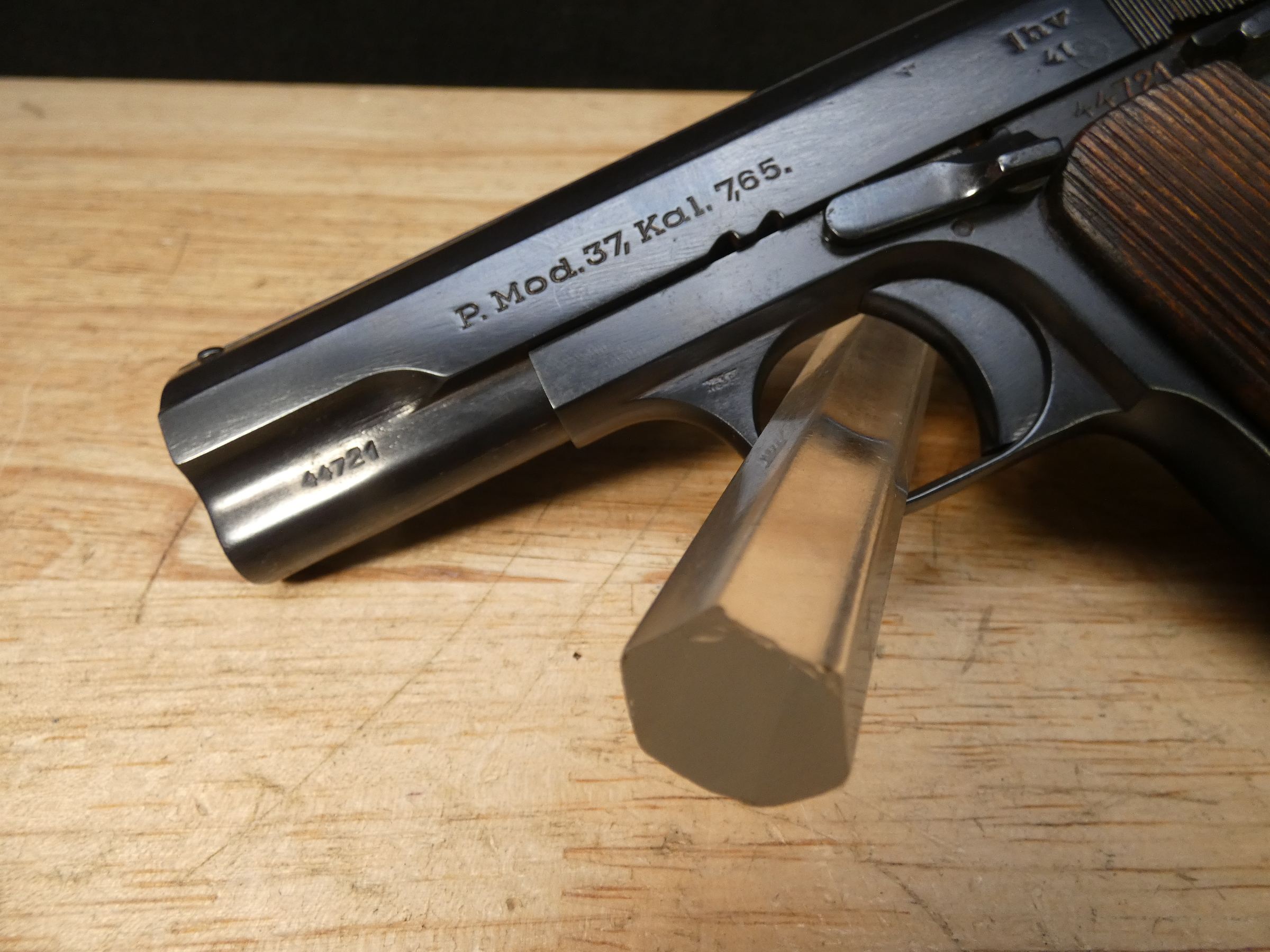 WWII German Military FEG jhv 41 Model 37 - .32 ACP - Hungarian - 37M - M37-img-4