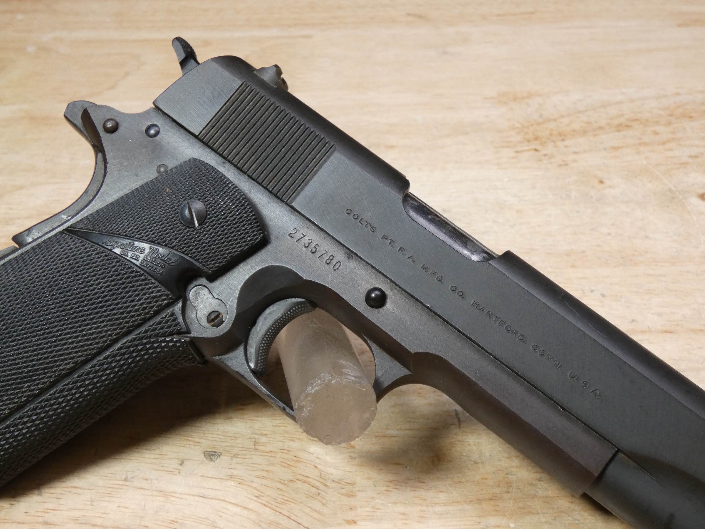 Colt 1911 A1 - .45 ACP - M1911A1 - 1911A1 - w/ Mag - C-img-11