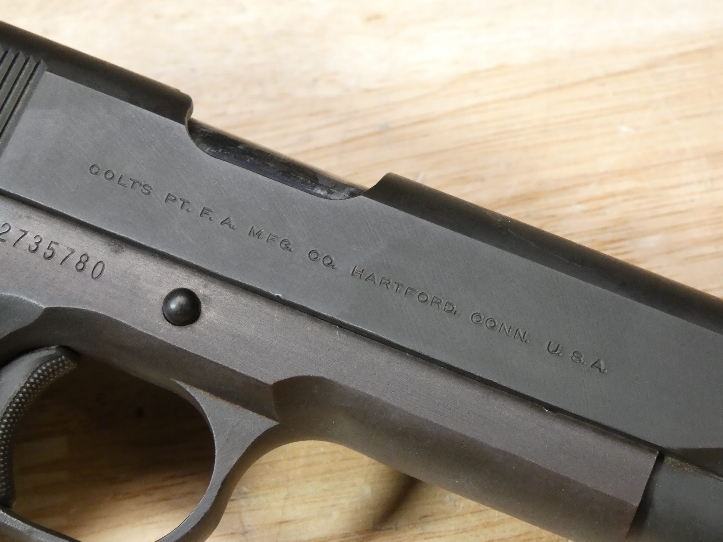 Colt 1911 A1 - .45 ACP - M1911A1 - 1911A1 - w/ Mag - C-img-19