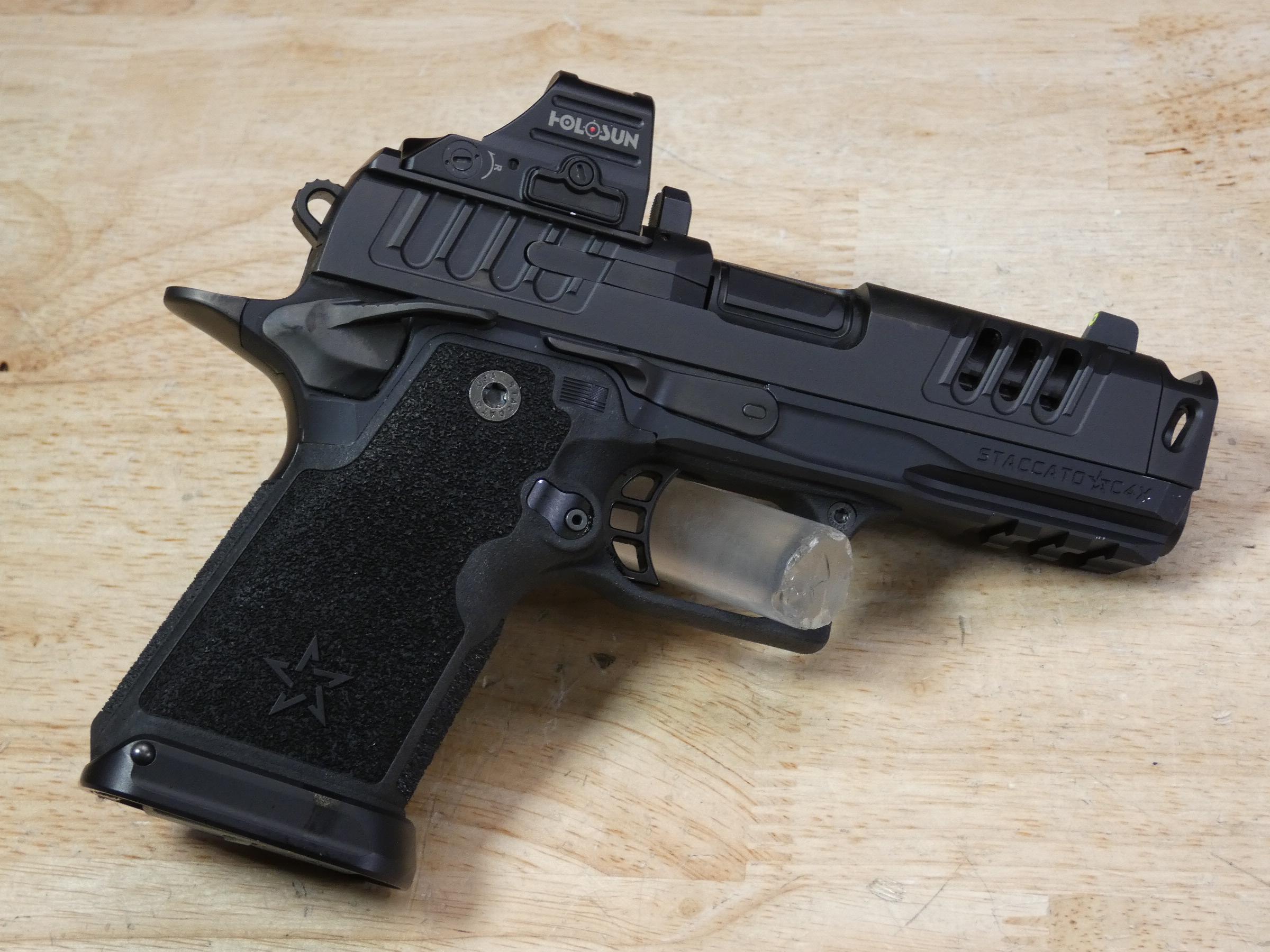 Staccato HD C4X 2011 - 9mm - DLC Compensated - Holosun HS507C + Mags - C -img-7